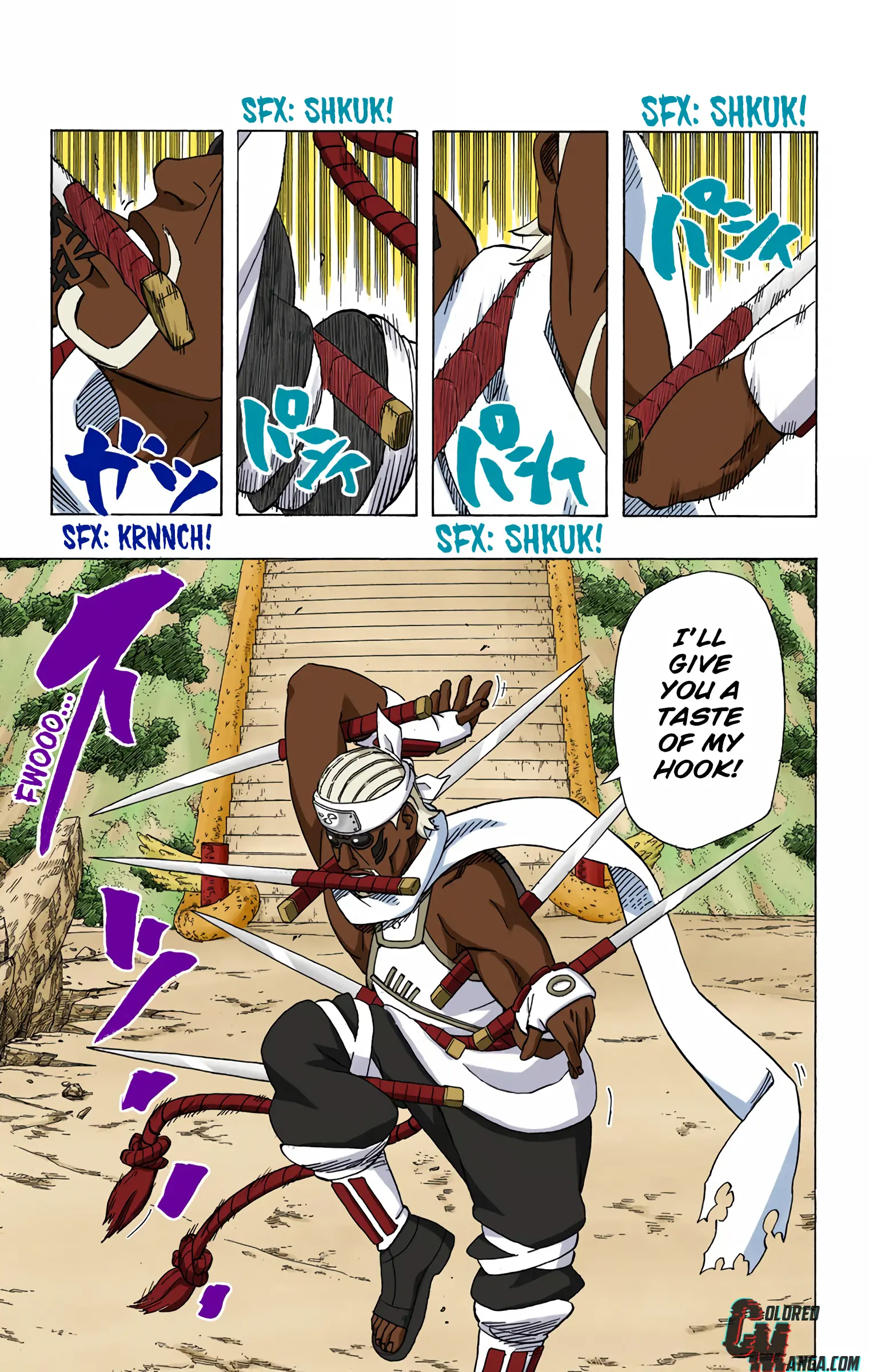Naruto Colored Manga Online, chapter 411, page 12