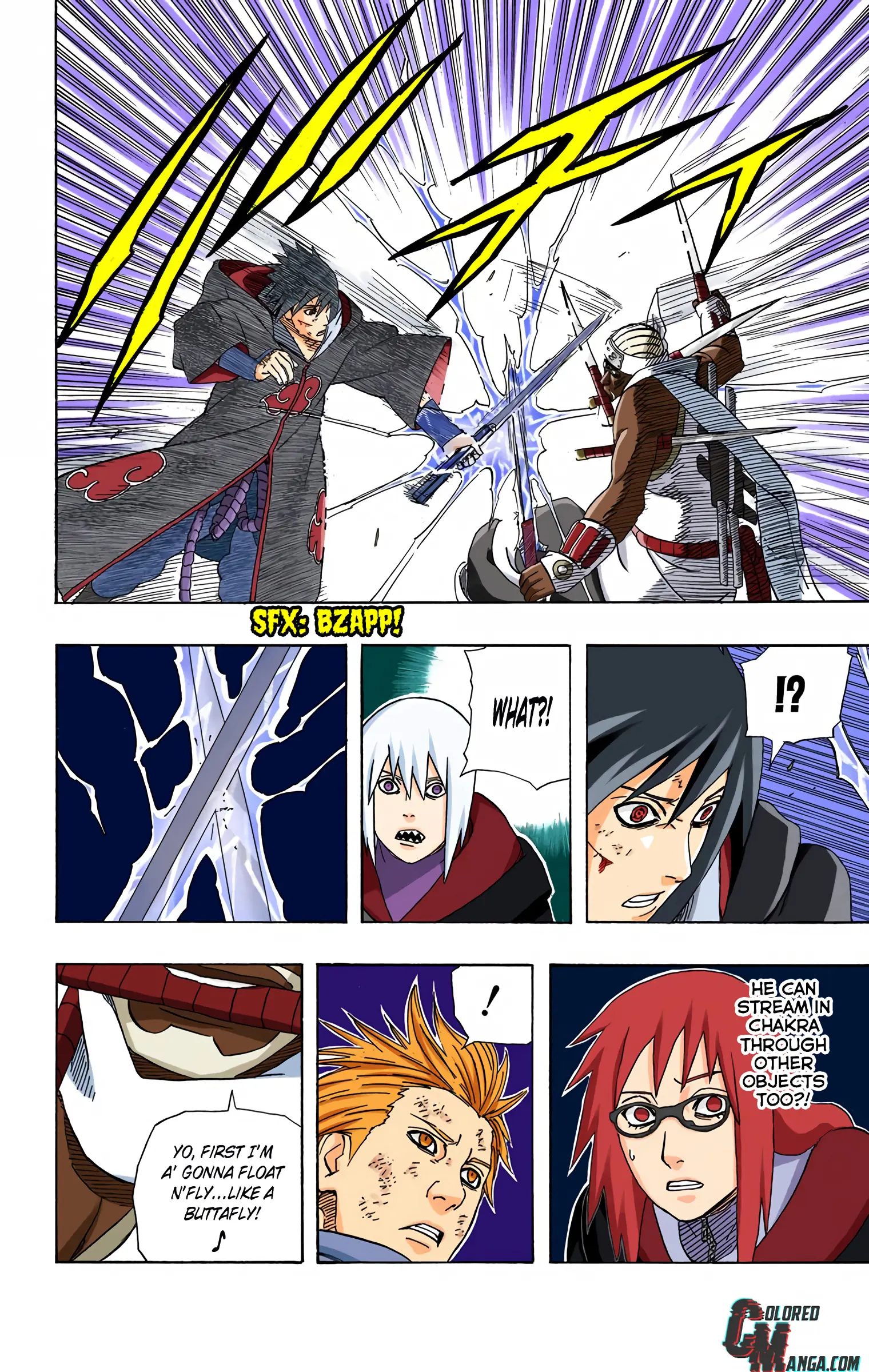 Naruto Colored Manga Online, chapter 411, page 17