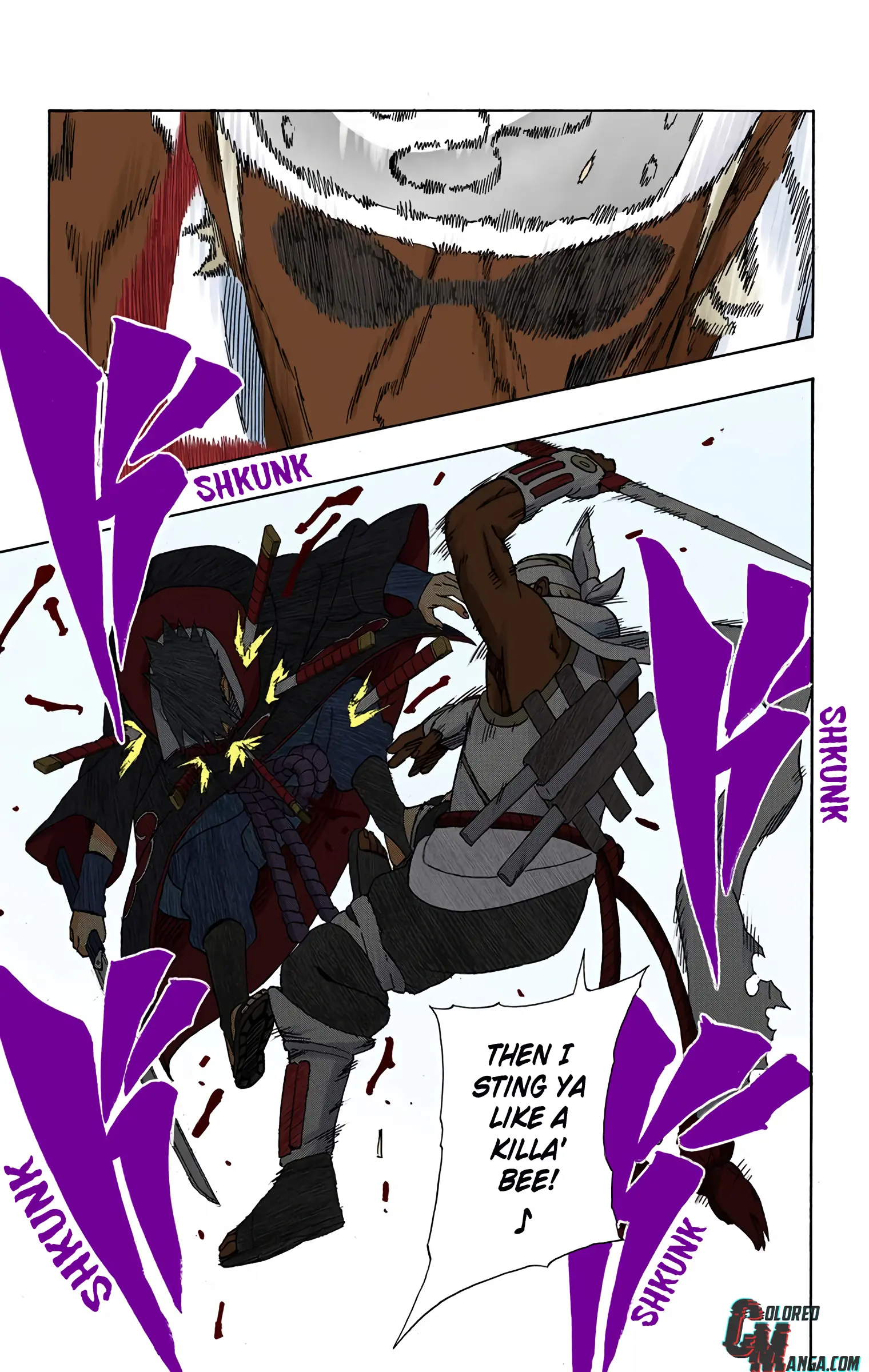 Naruto Colored Manga Online, chapter 411, page 18