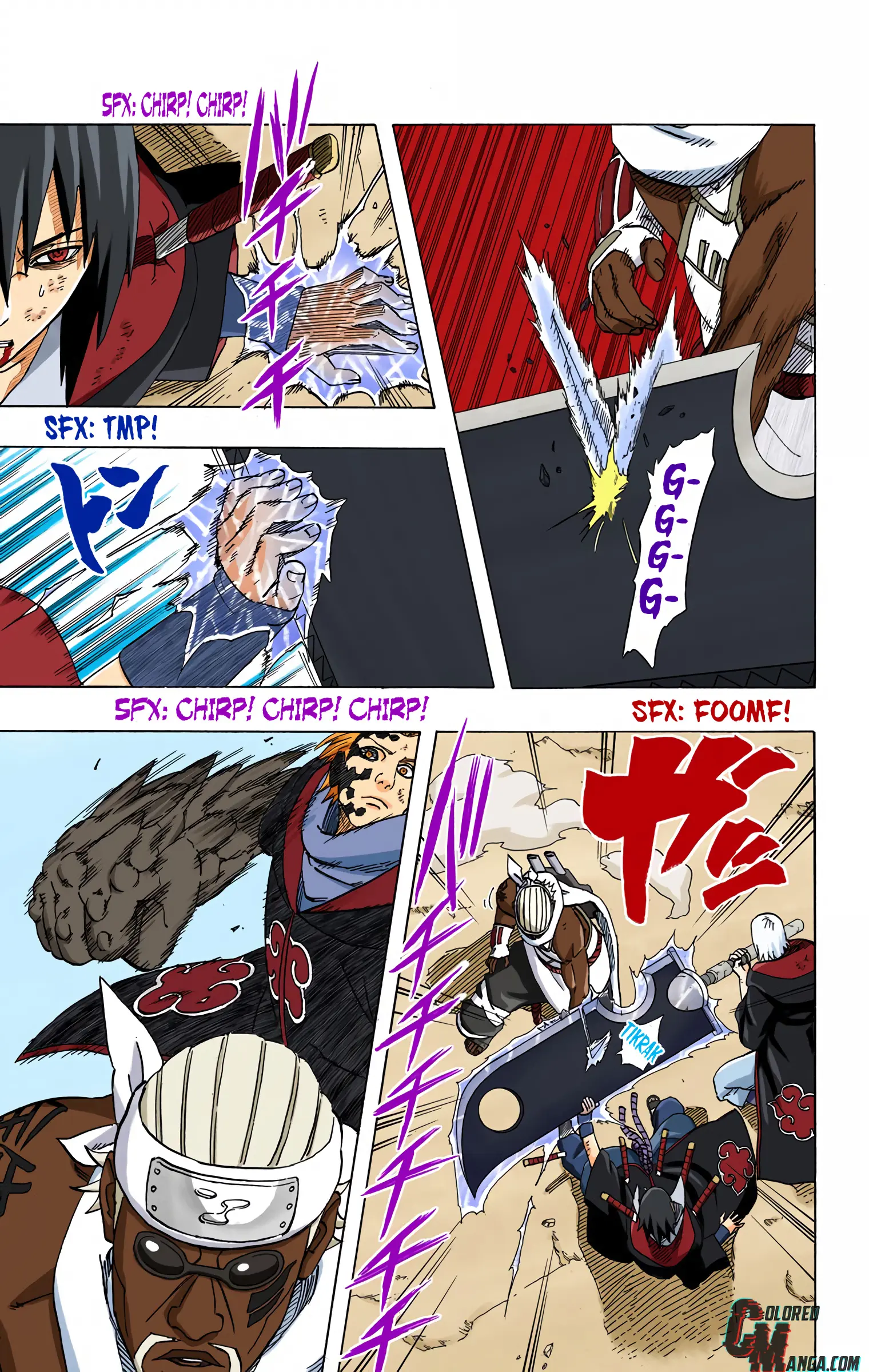 Naruto Colored Manga Online, chapter 412, page 3