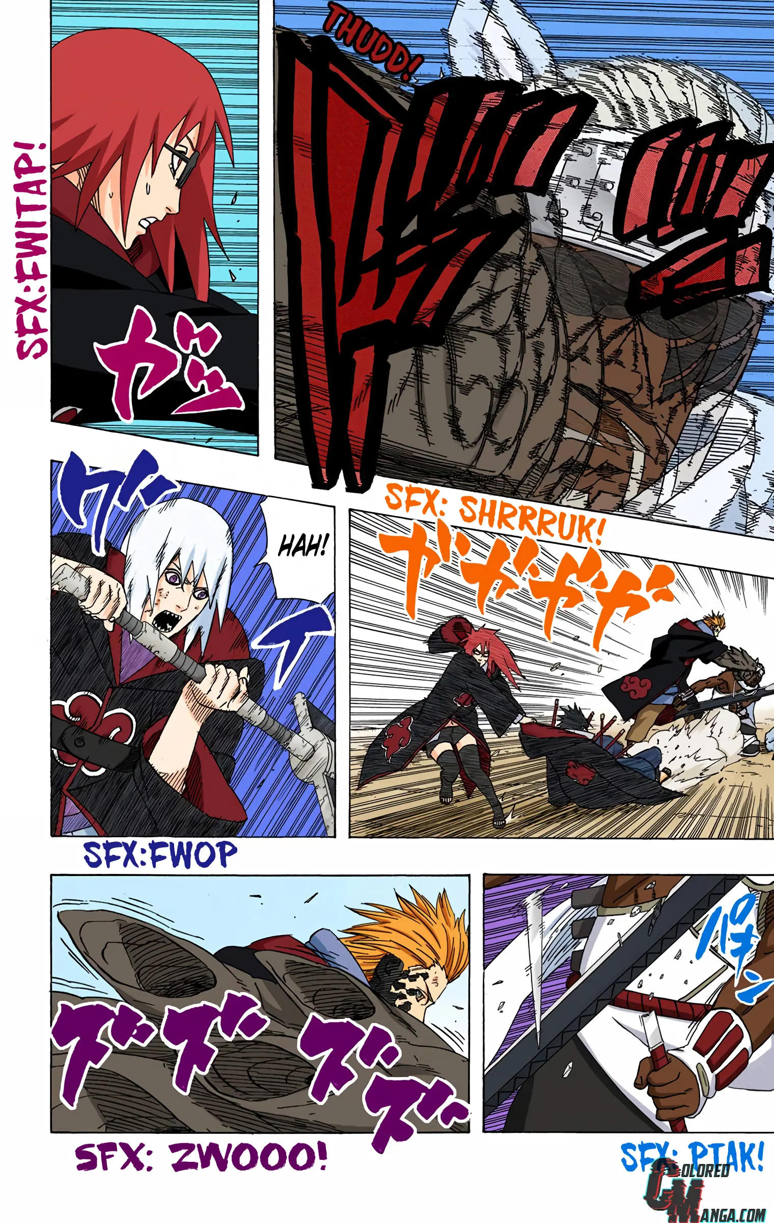 Naruto Colored Manga Online, chapter 412, page 4