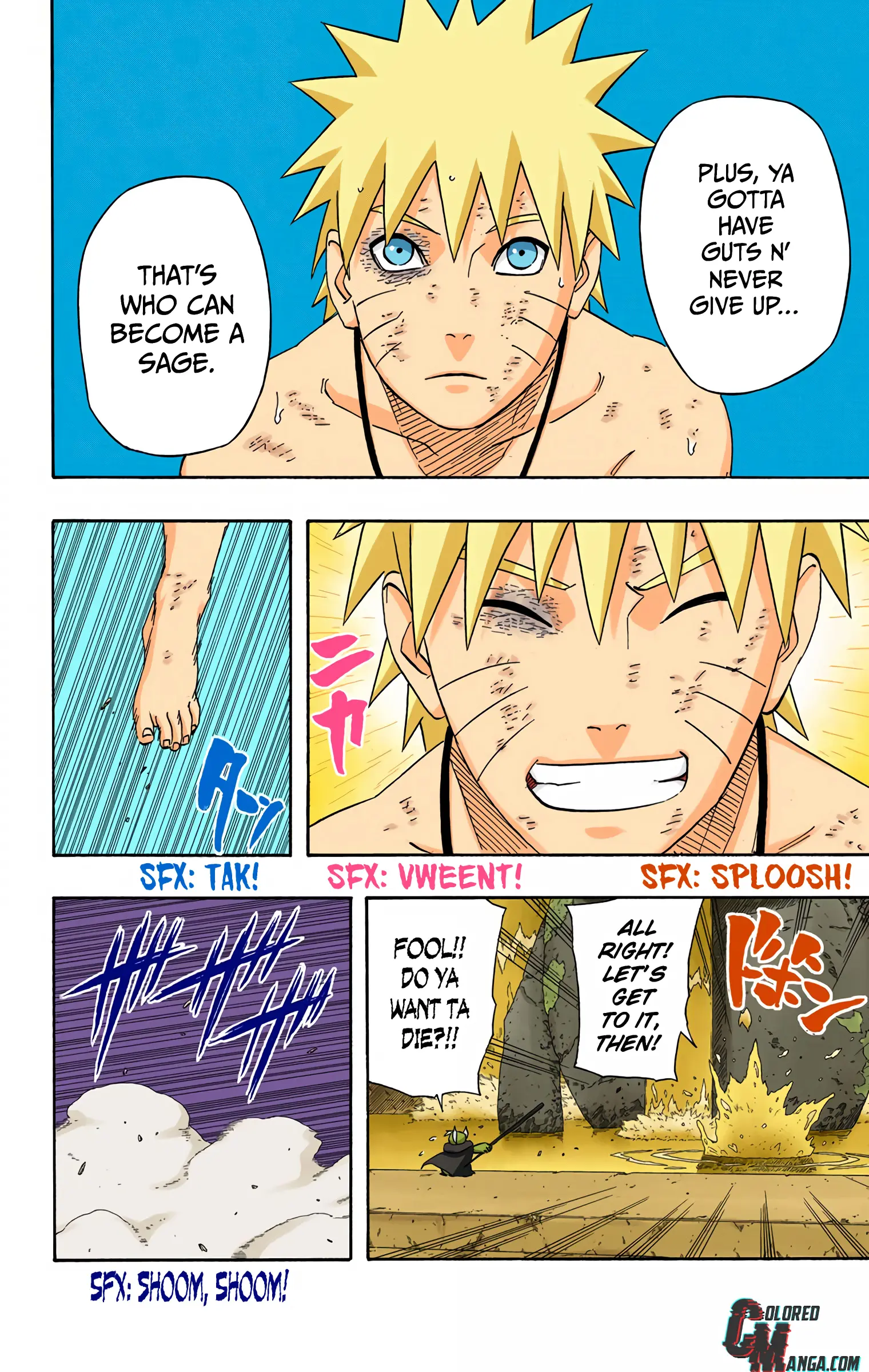Naruto Colored Manga Online, chapter 412, page 12