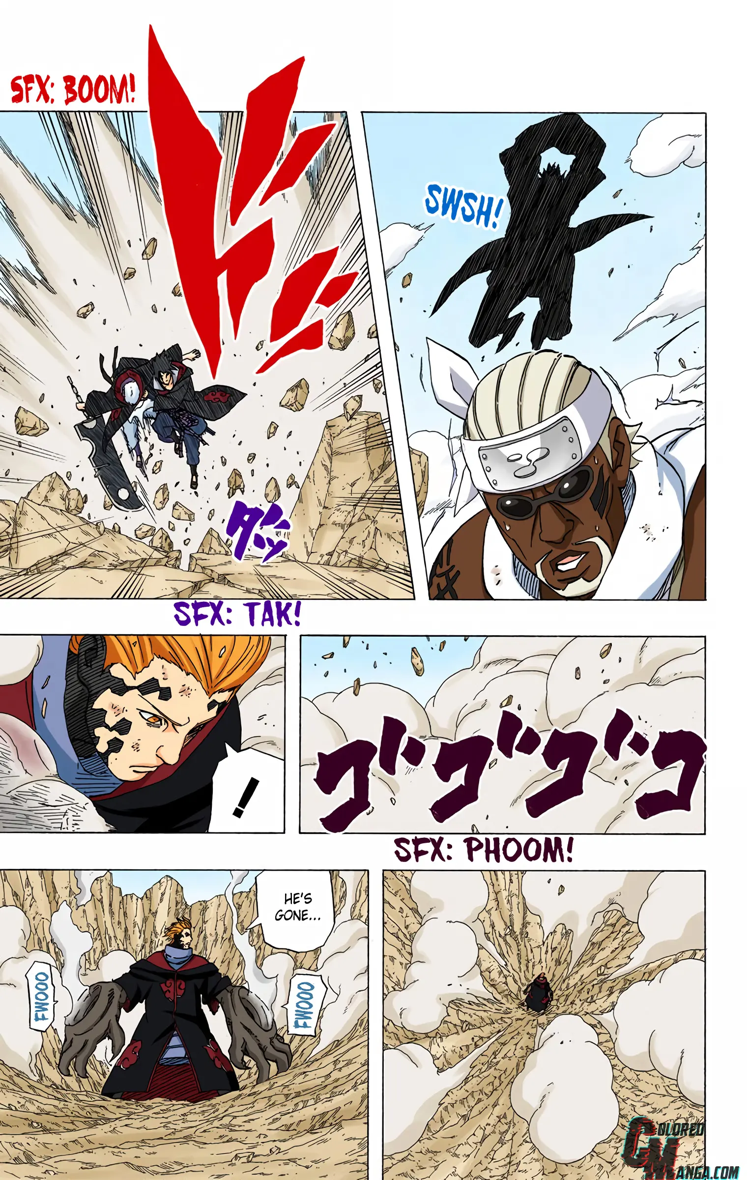 Naruto Colored Manga Online, chapter 412, page 15