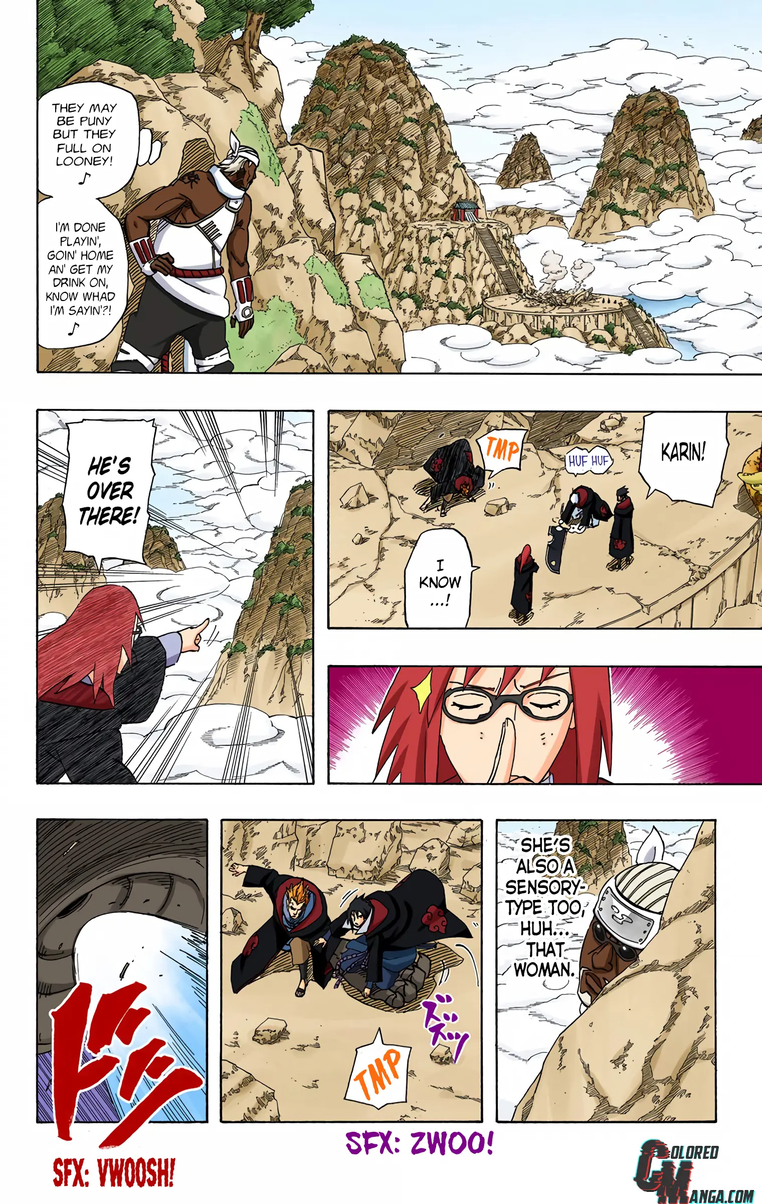 Naruto Colored Manga Online, chapter 412, page 16