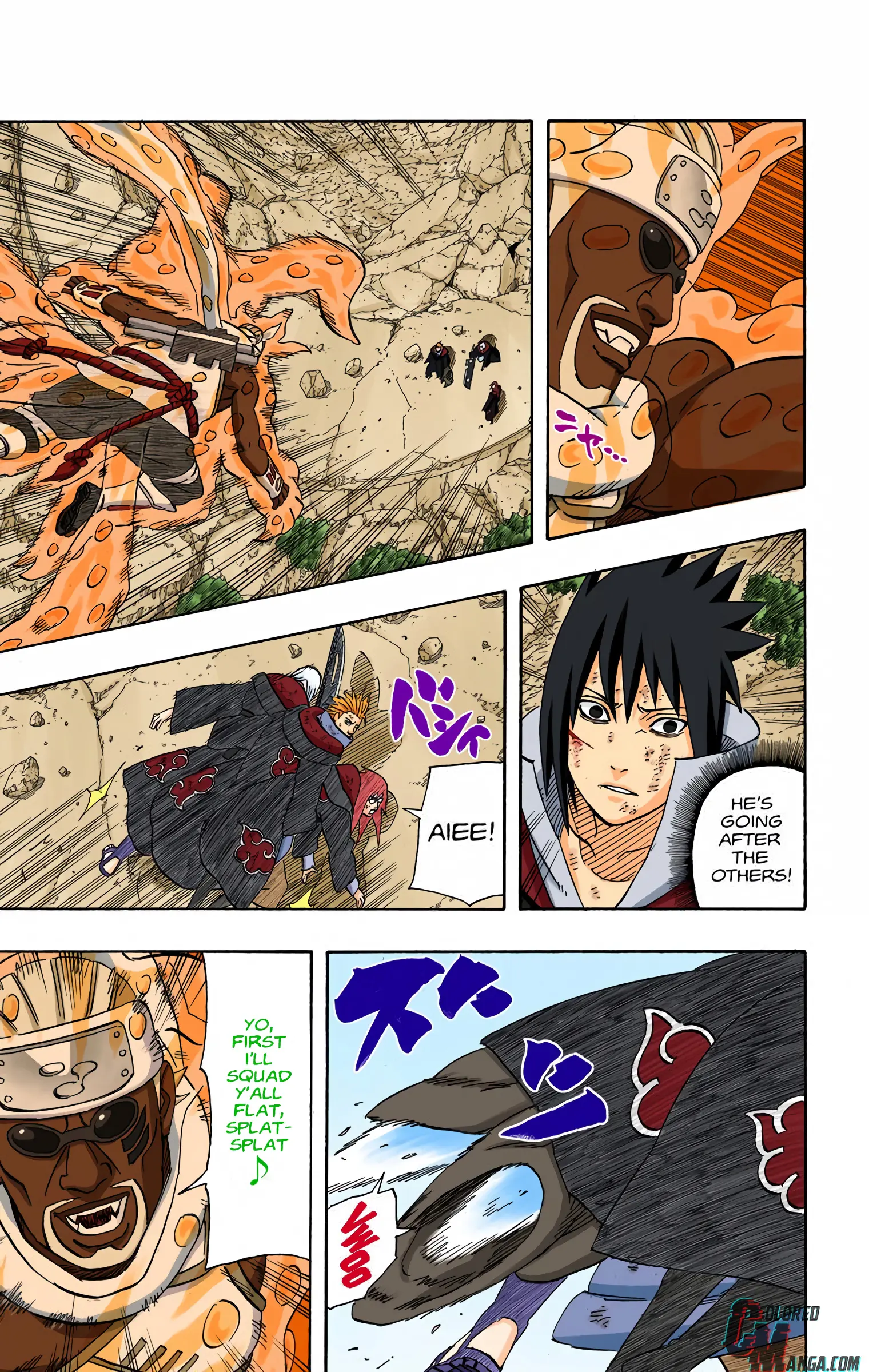 Naruto Colored Manga Online, chapter 413, page 11