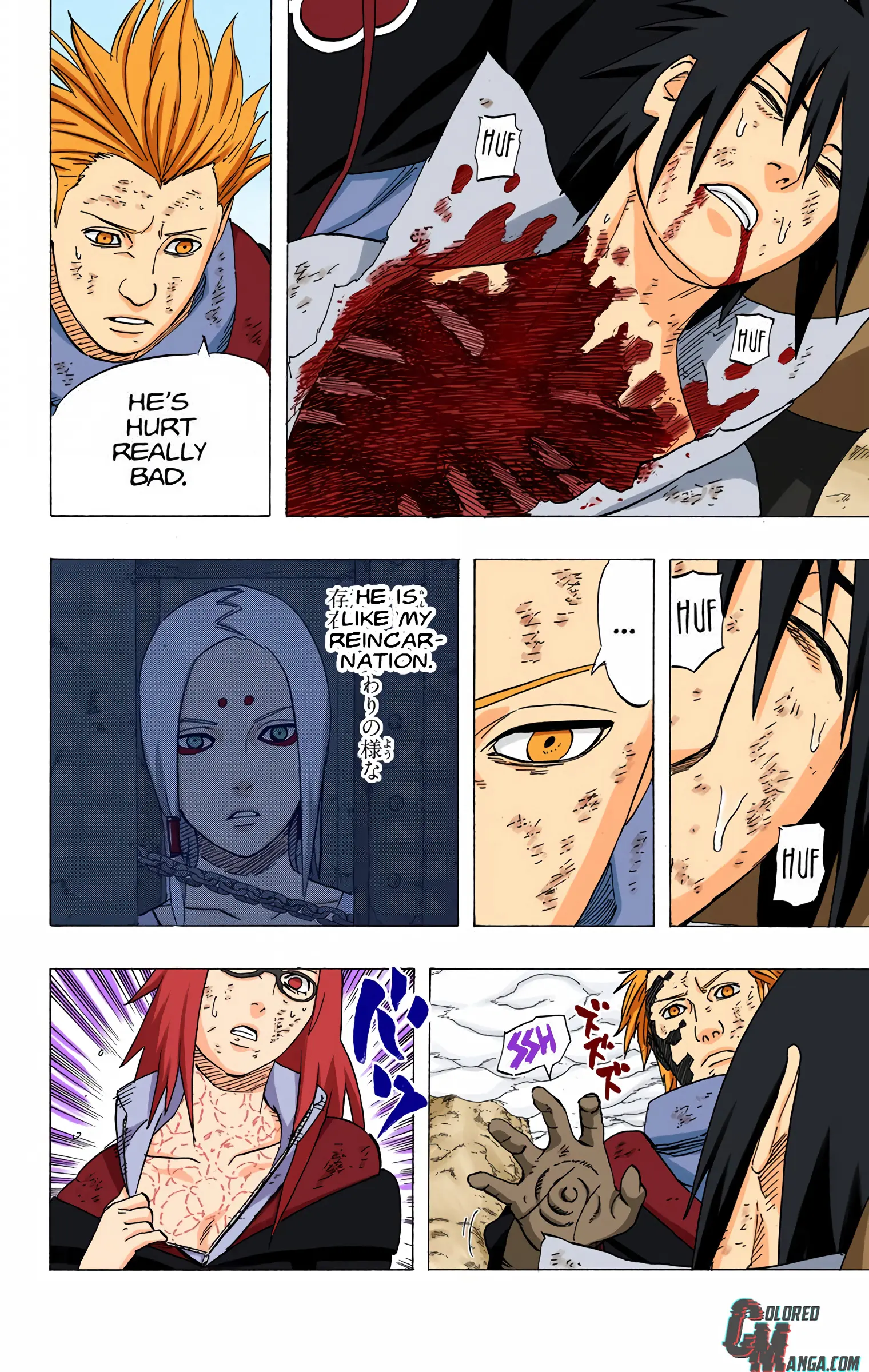 Naruto Colored Manga Online, chapter 413, page 19