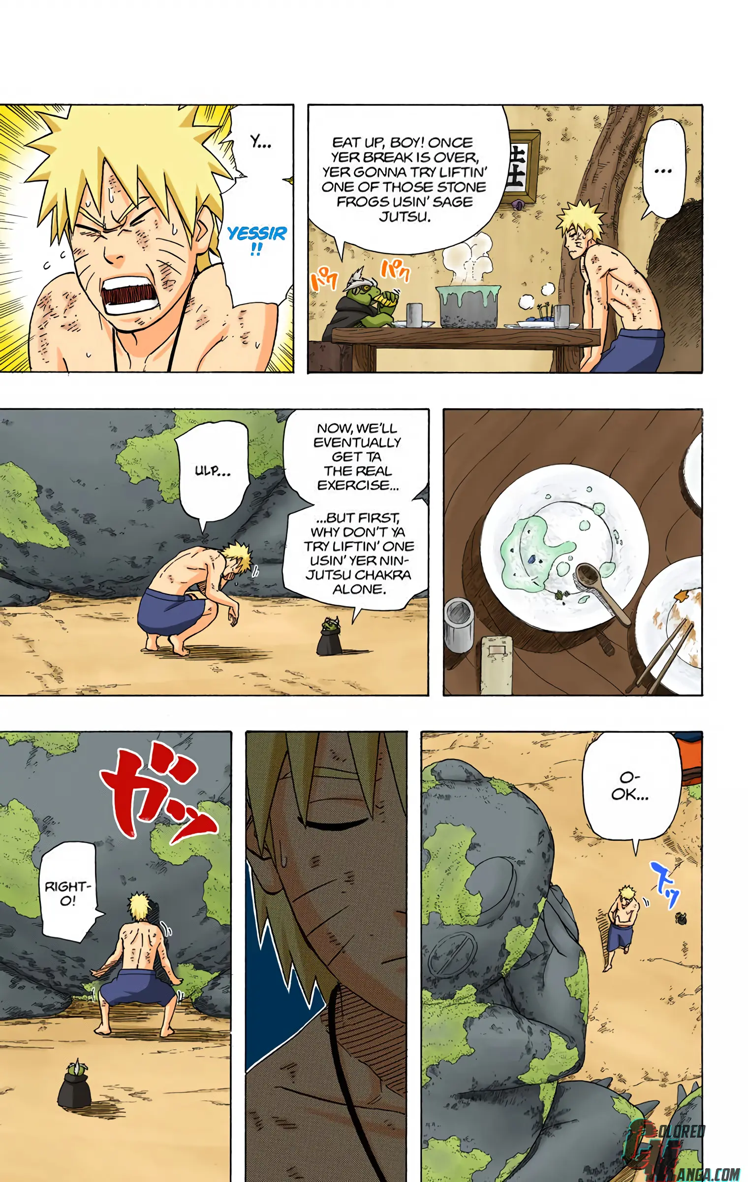 Naruto Colored Manga Online, chapter 414, page 9