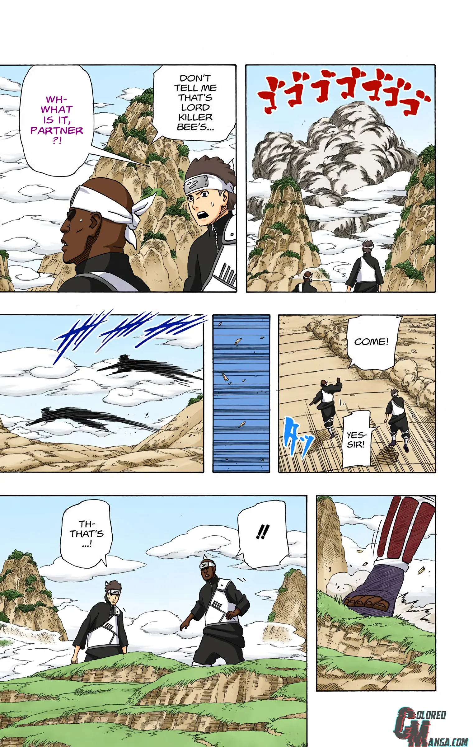 Naruto Colored Manga Online, chapter 414, page 13