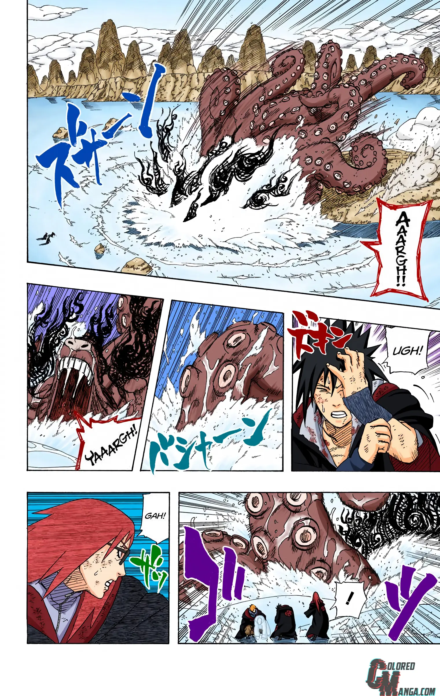 Naruto Colored Manga Online, chapter 415, page 3