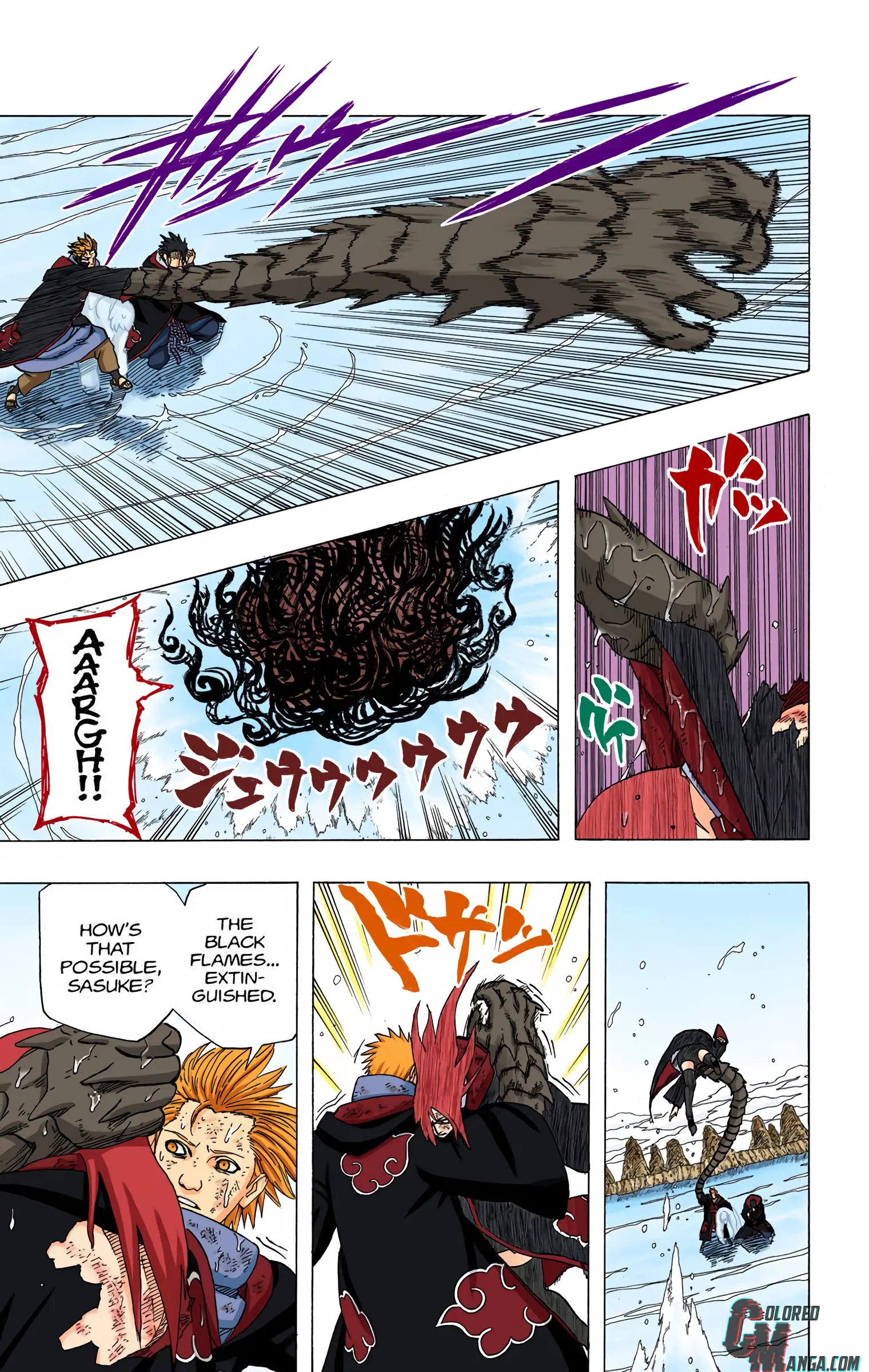 Naruto Colored Manga Online, chapter 415, page 8