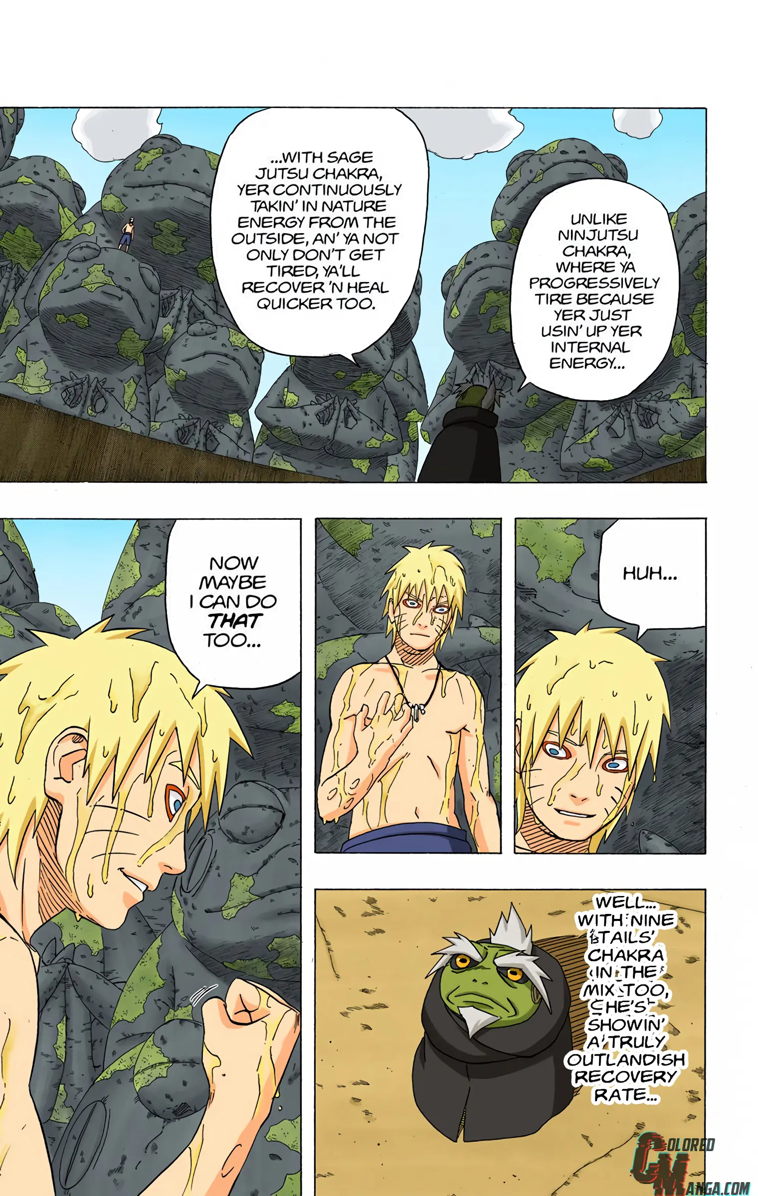Naruto Colored Manga Online, chapter 415, page 14