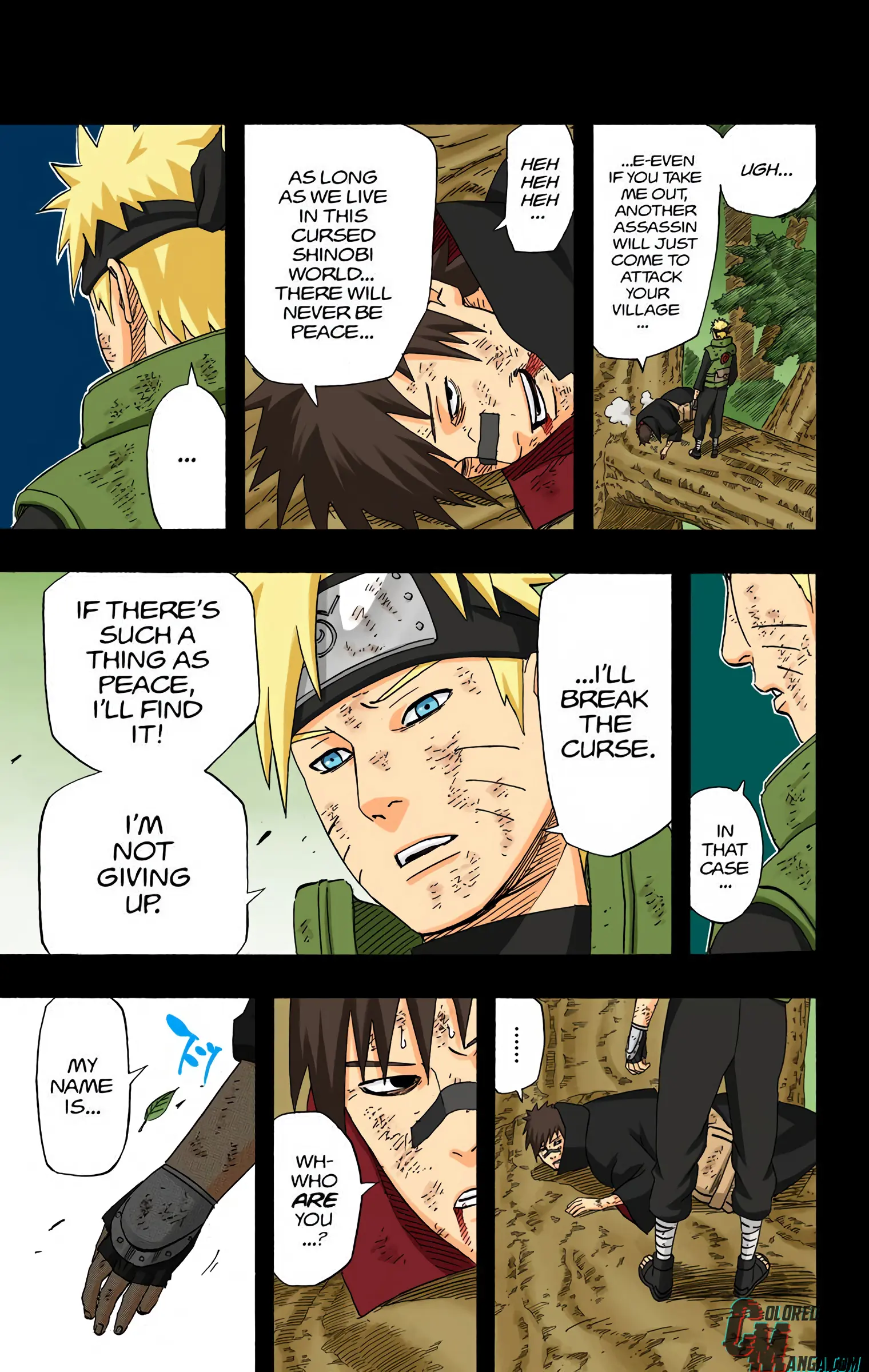 Naruto Colored Manga Online, chapter 416, page 5