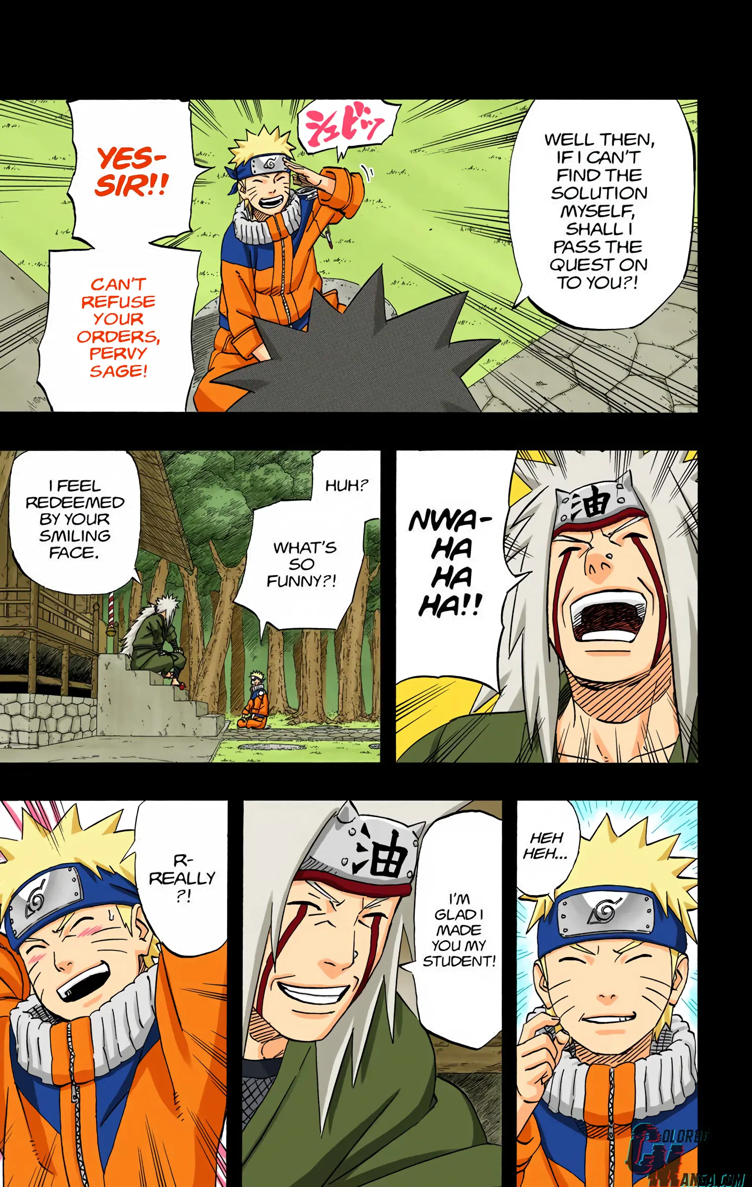 Naruto Colored Manga Online, chapter 416, page 9
