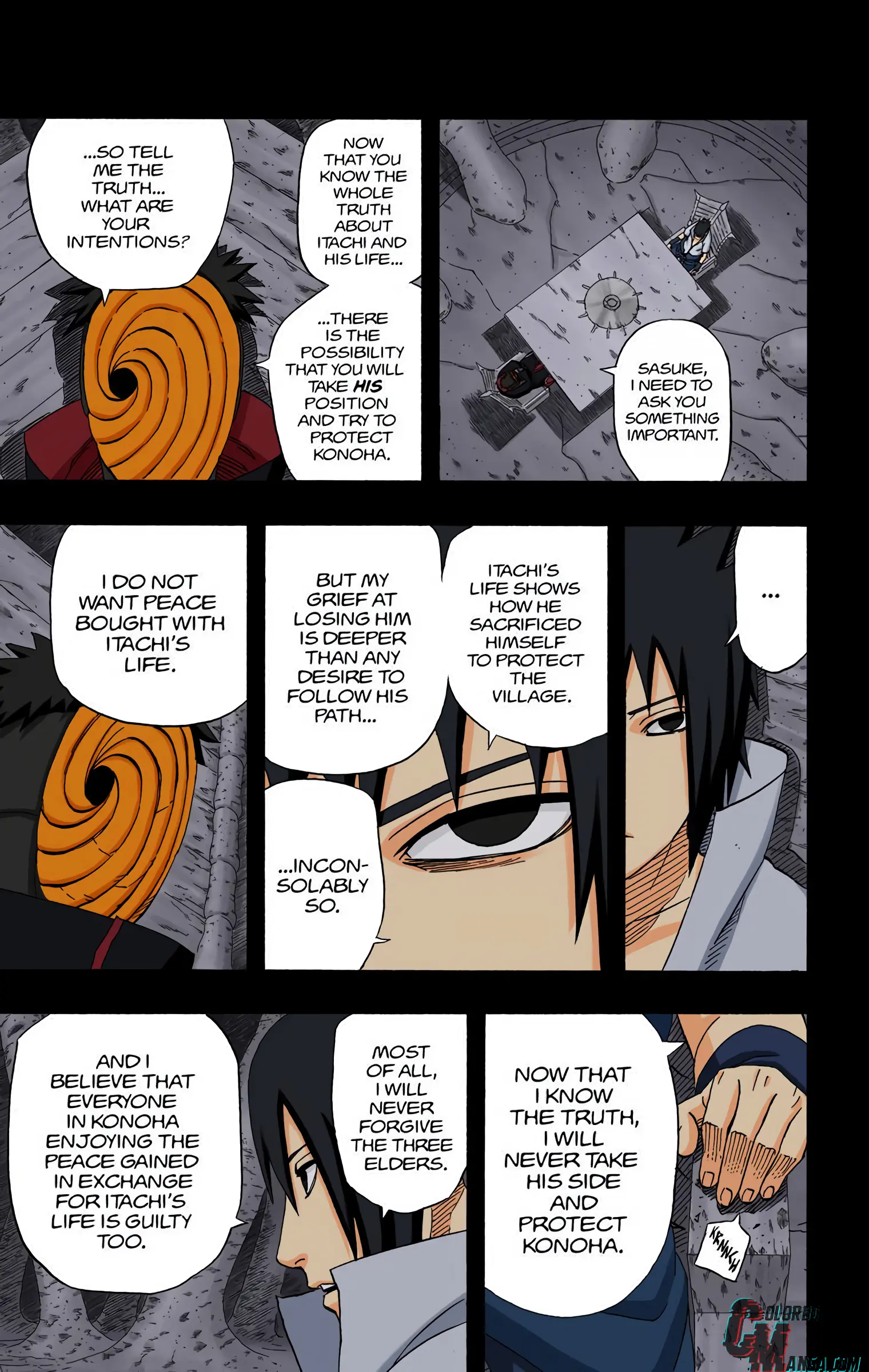 Naruto Colored Manga Online, chapter 416, page 13