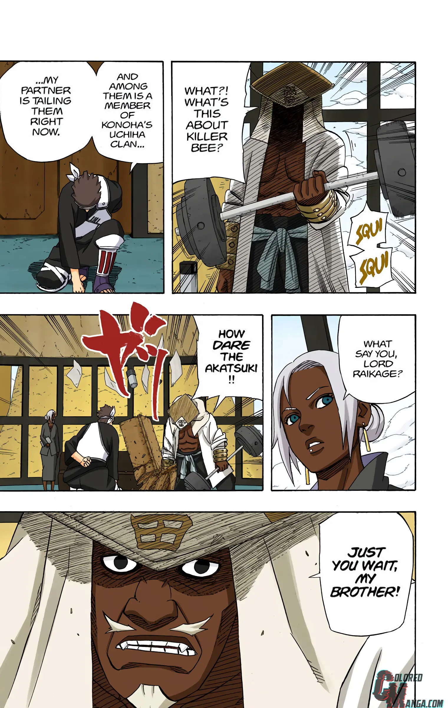 Naruto Colored Manga Online, chapter 416, page 17
