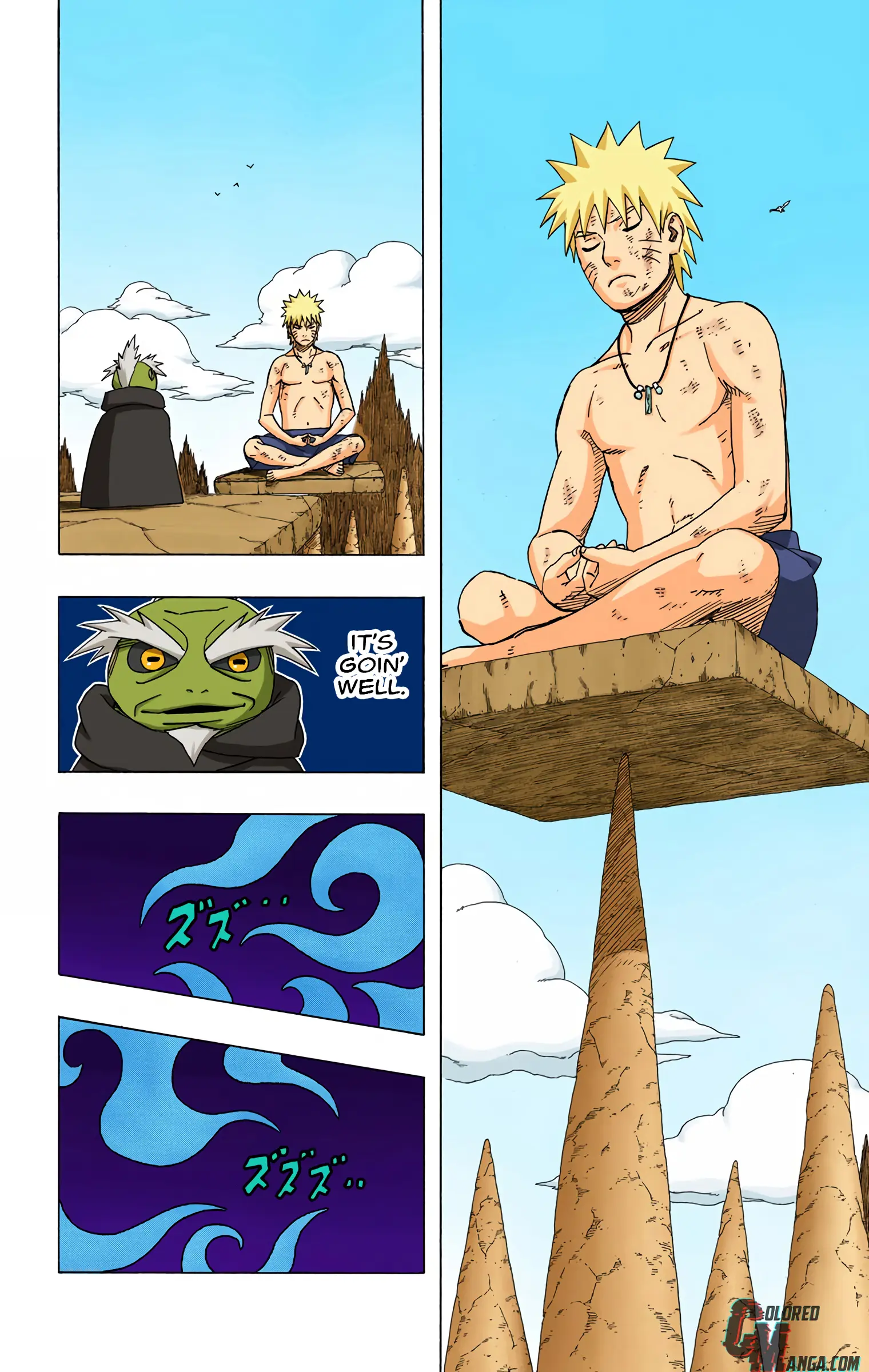 Naruto Colored Manga Online, chapter 418, page 2