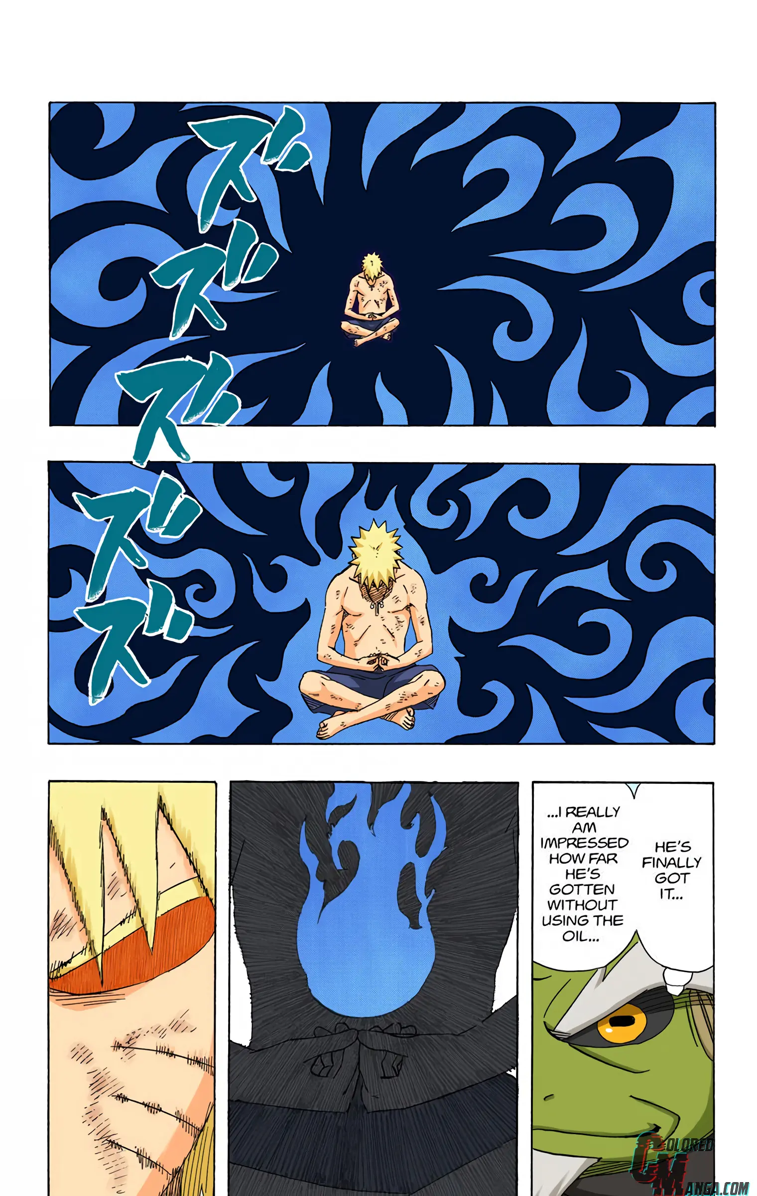 Naruto Colored Manga Online, chapter 418, page 3