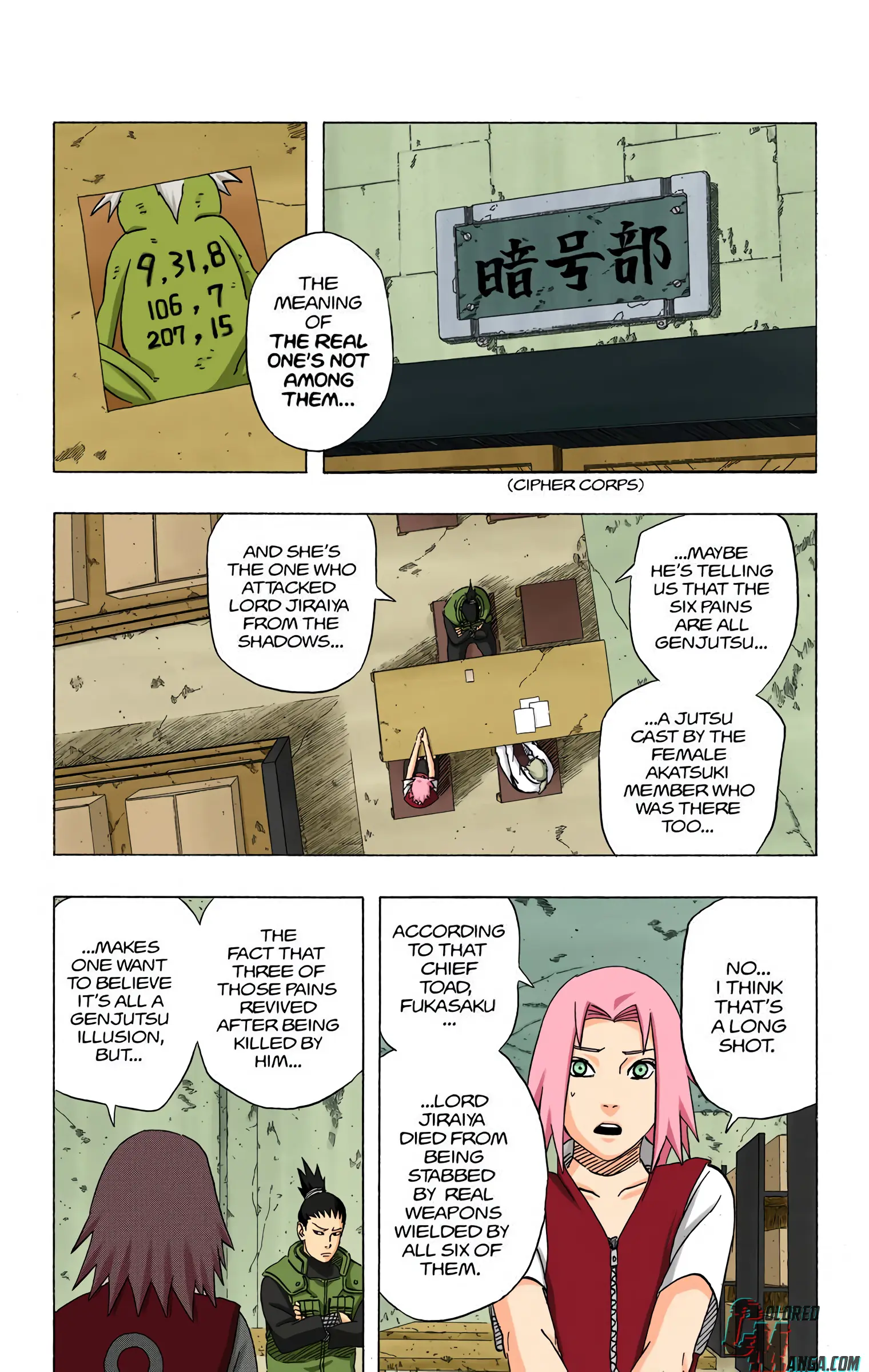 Naruto Colored Manga Online, chapter 418, page 11