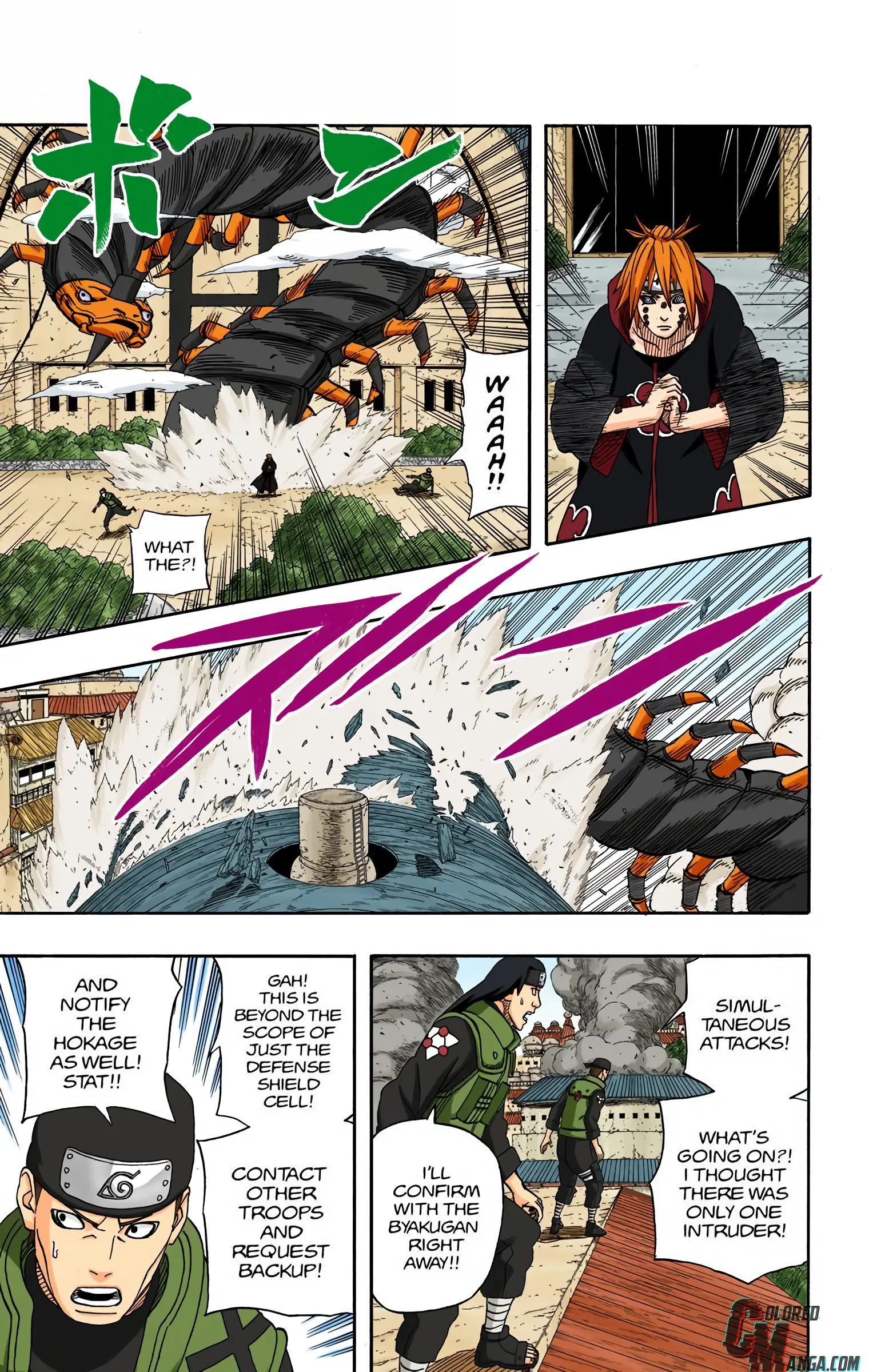 Naruto Colored Manga Online, chapter 419, page 7