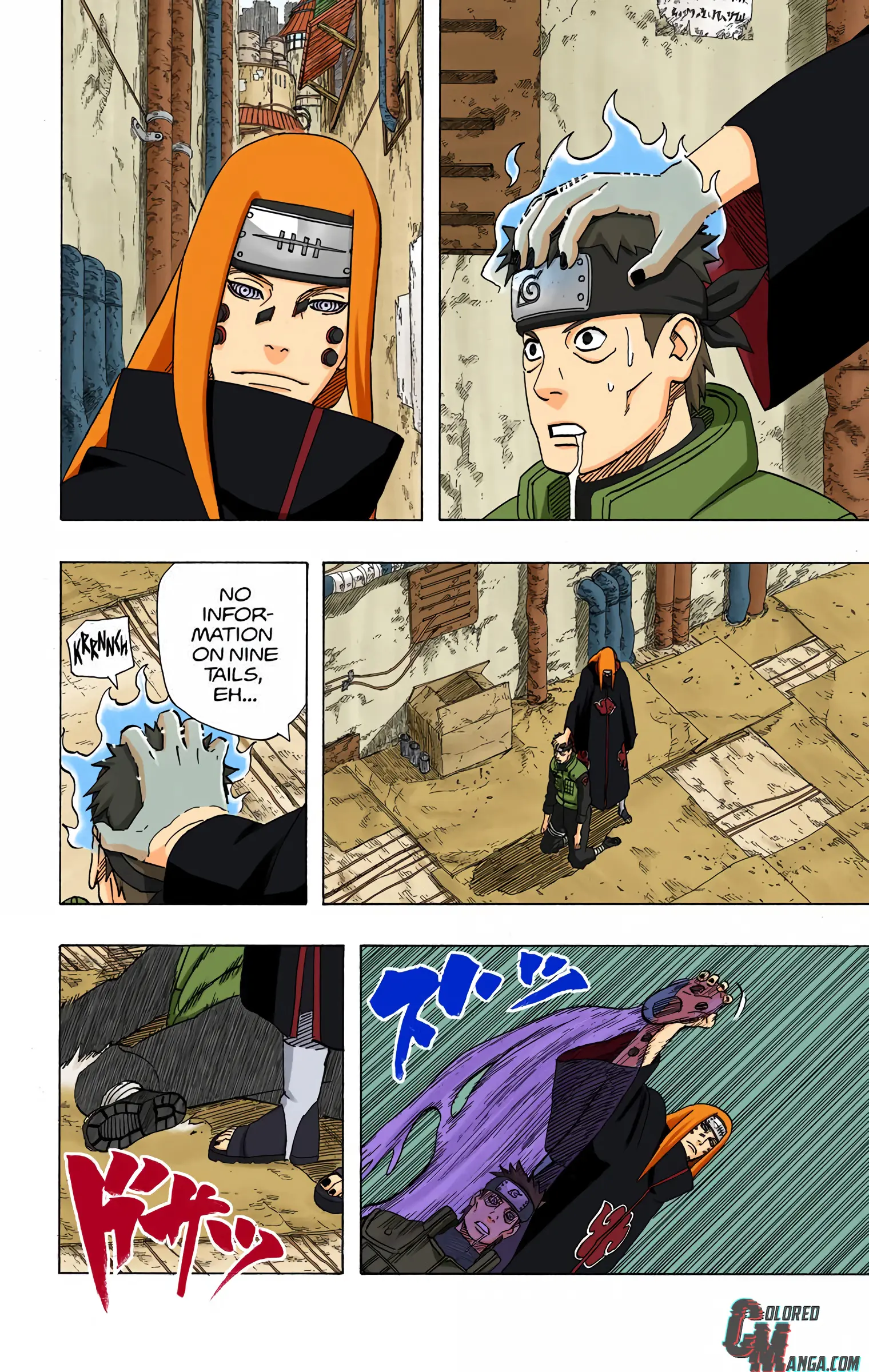 Naruto Colored Manga Online, chapter 419, page 8