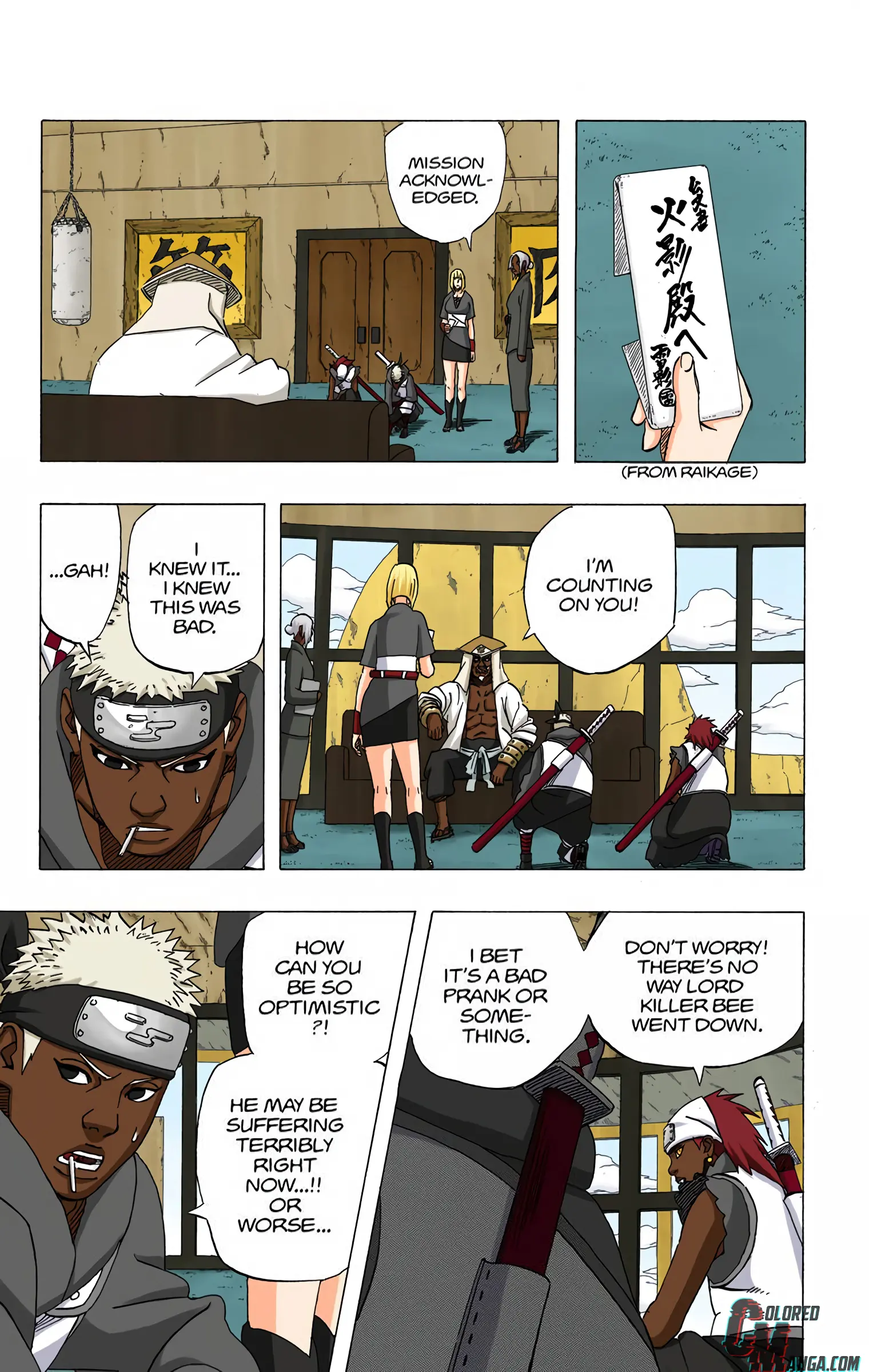 Naruto Colored Manga Online, chapter 419, page 9