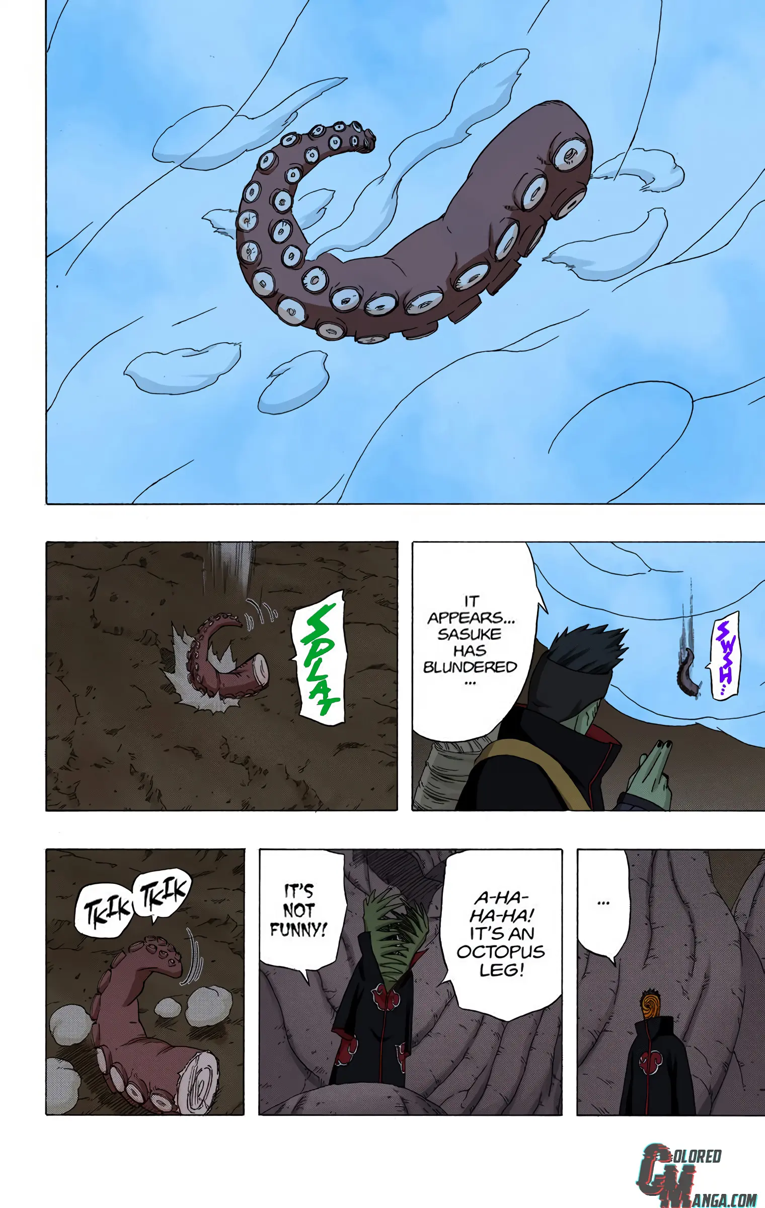 Naruto Colored Manga Online, chapter 419, page 12
