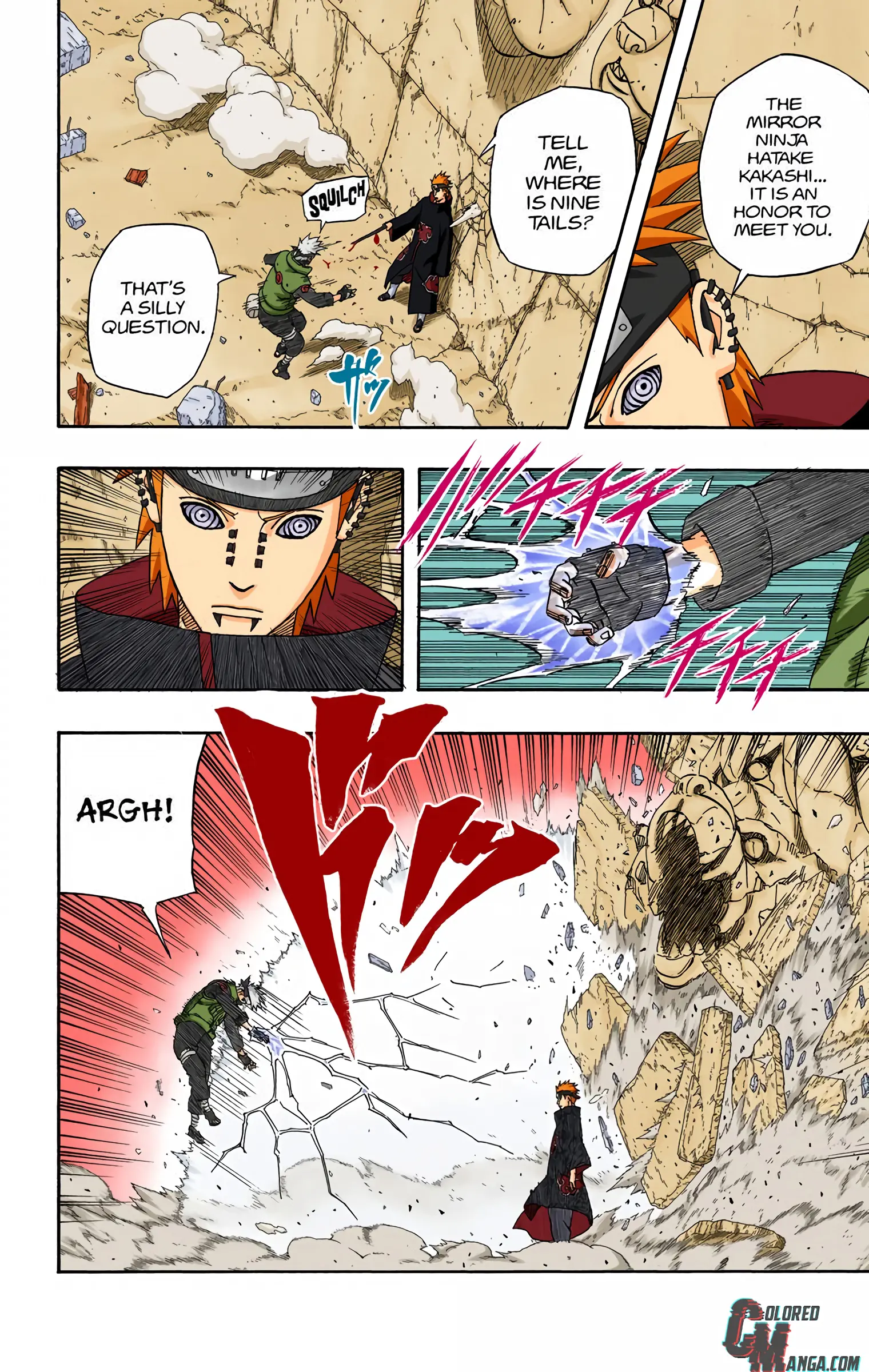 Naruto Colored Manga Online, chapter 420, page 10