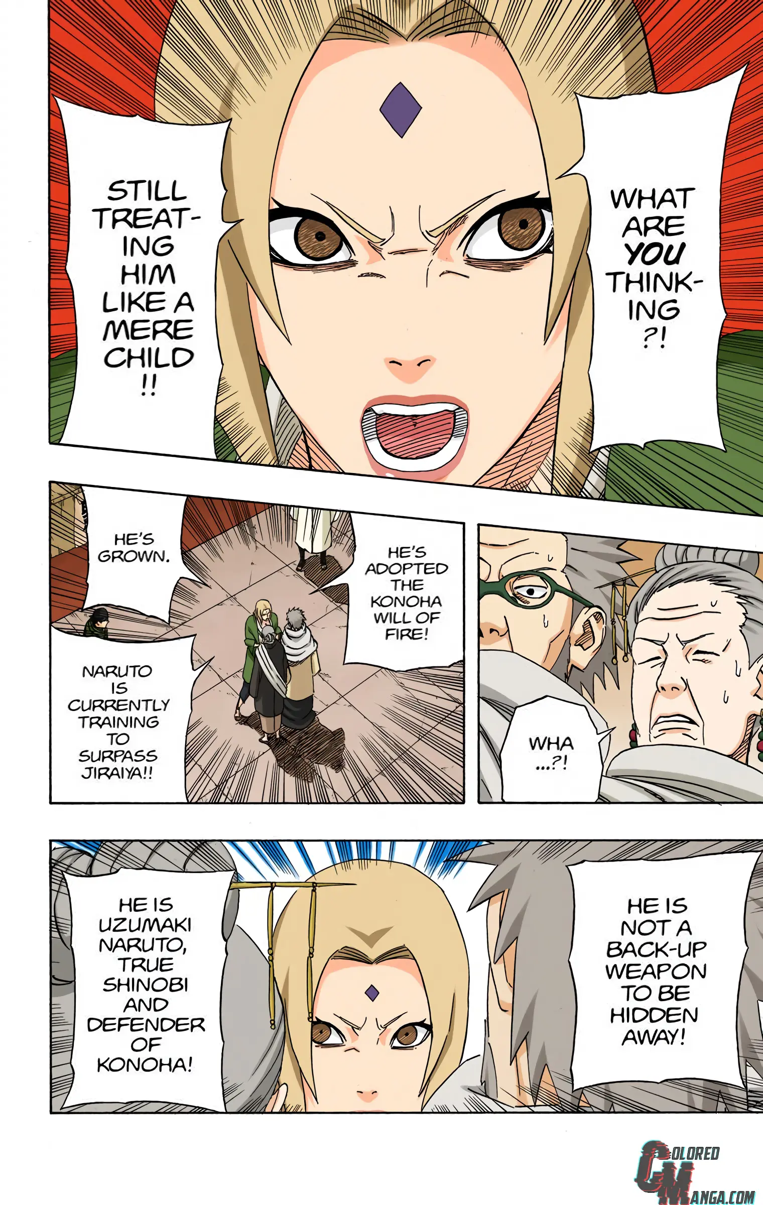 Naruto Colored Manga Online, chapter 421, page 8