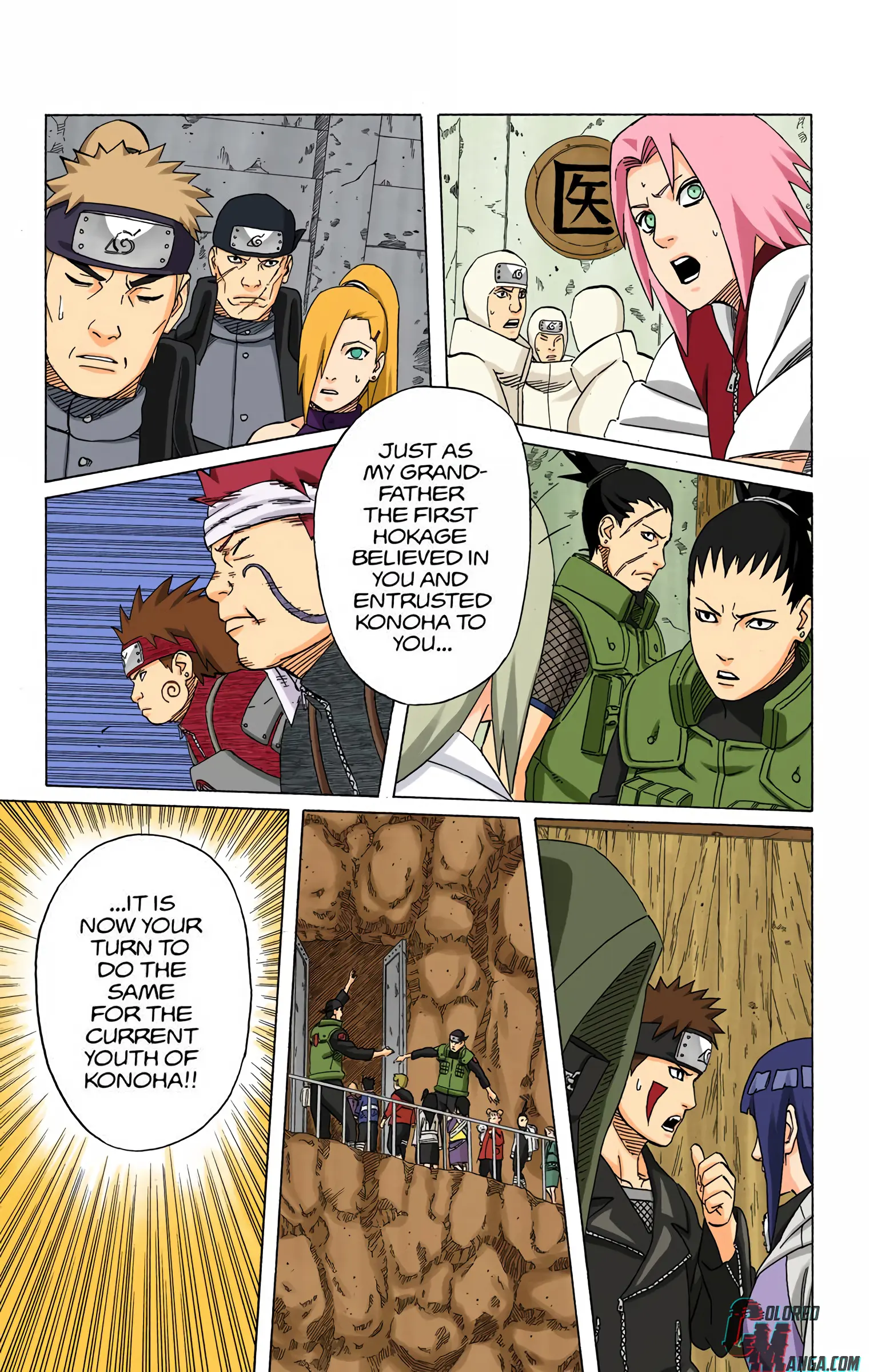 Naruto Colored Manga Online, chapter 421, page 11