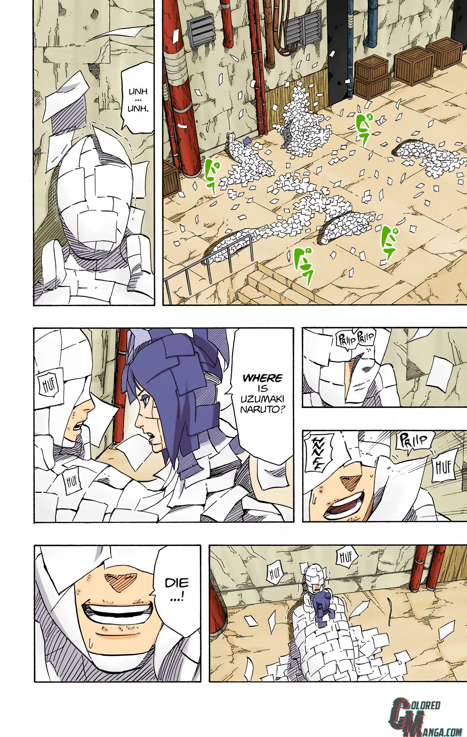 Naruto Colored Manga Online, chapter 422, page 2
