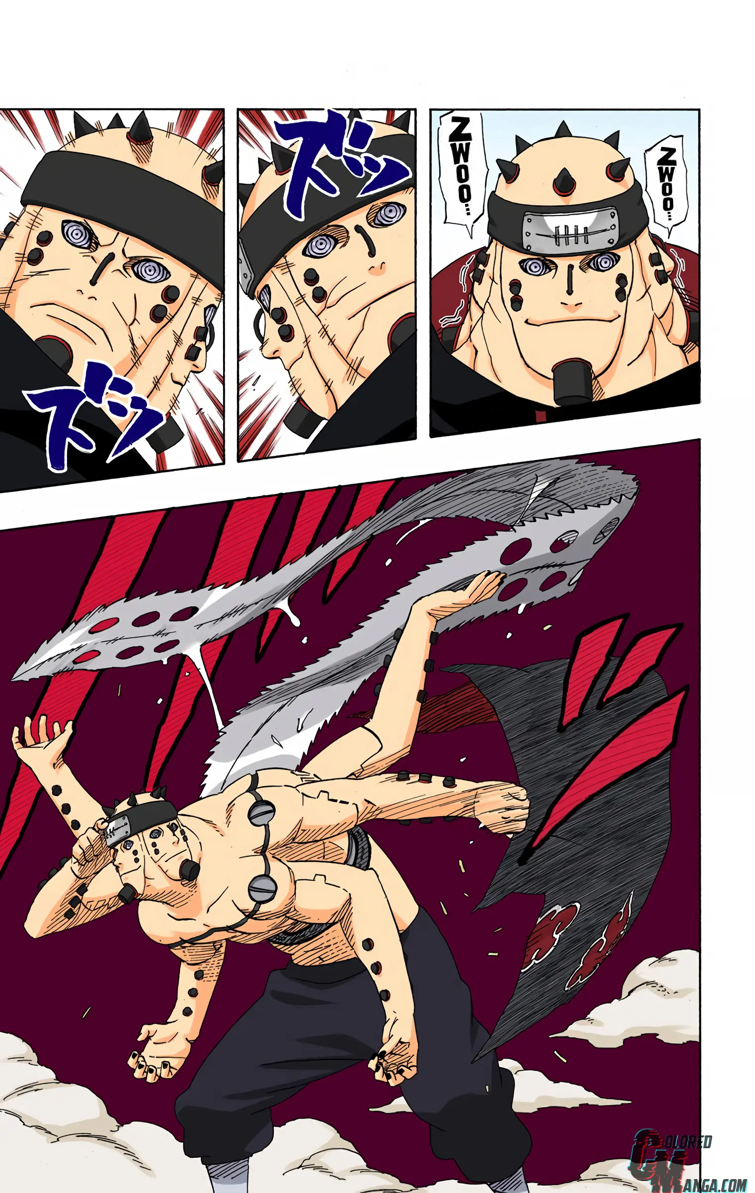 Naruto Colored Manga Online, chapter 422, page 10