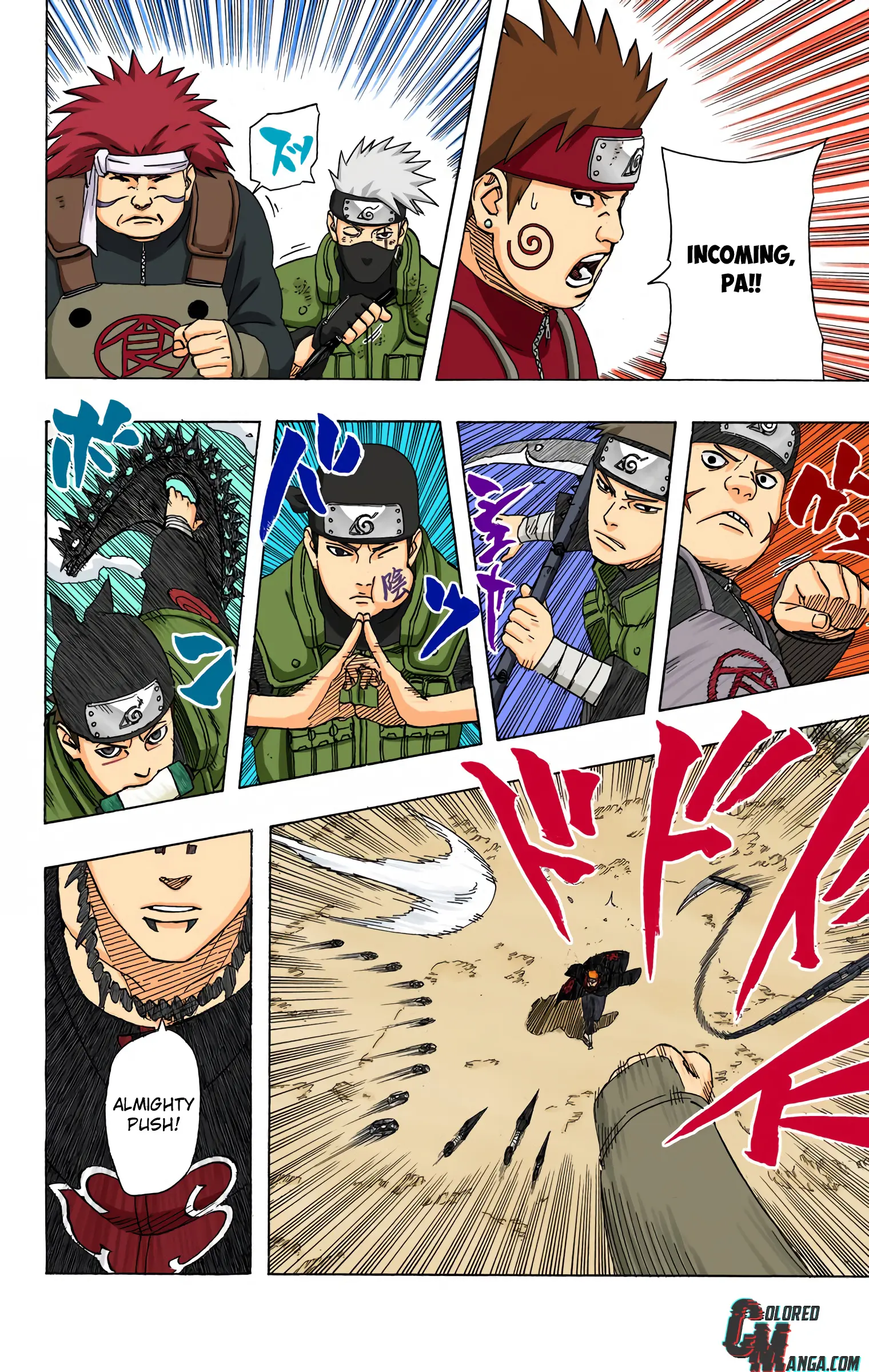 Naruto Colored Manga Online, chapter 423, page 8