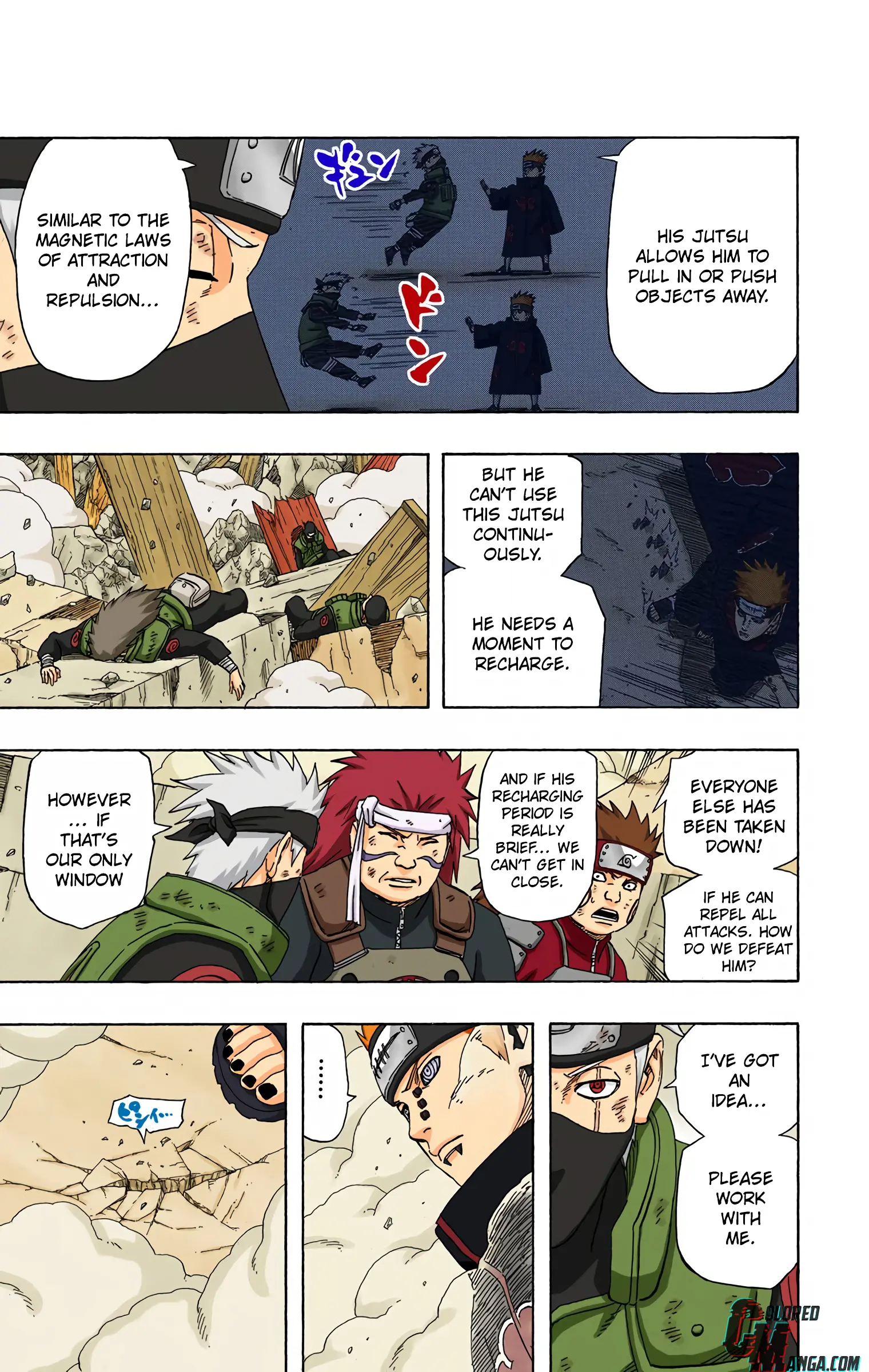 Naruto Colored Manga Online, chapter 423, page 11