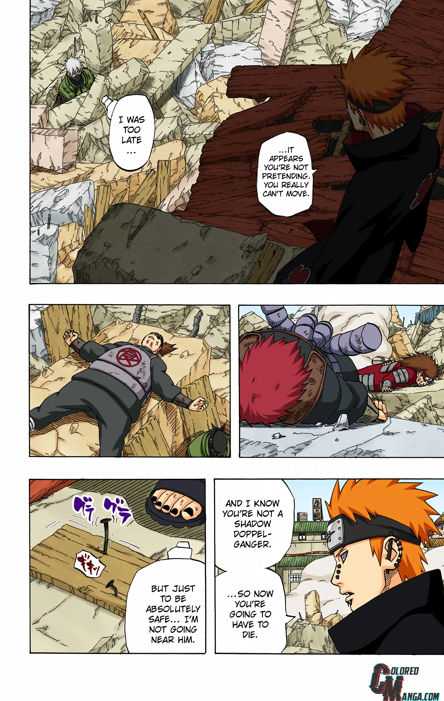 Naruto Colored Manga Online, chapter 423, page 22