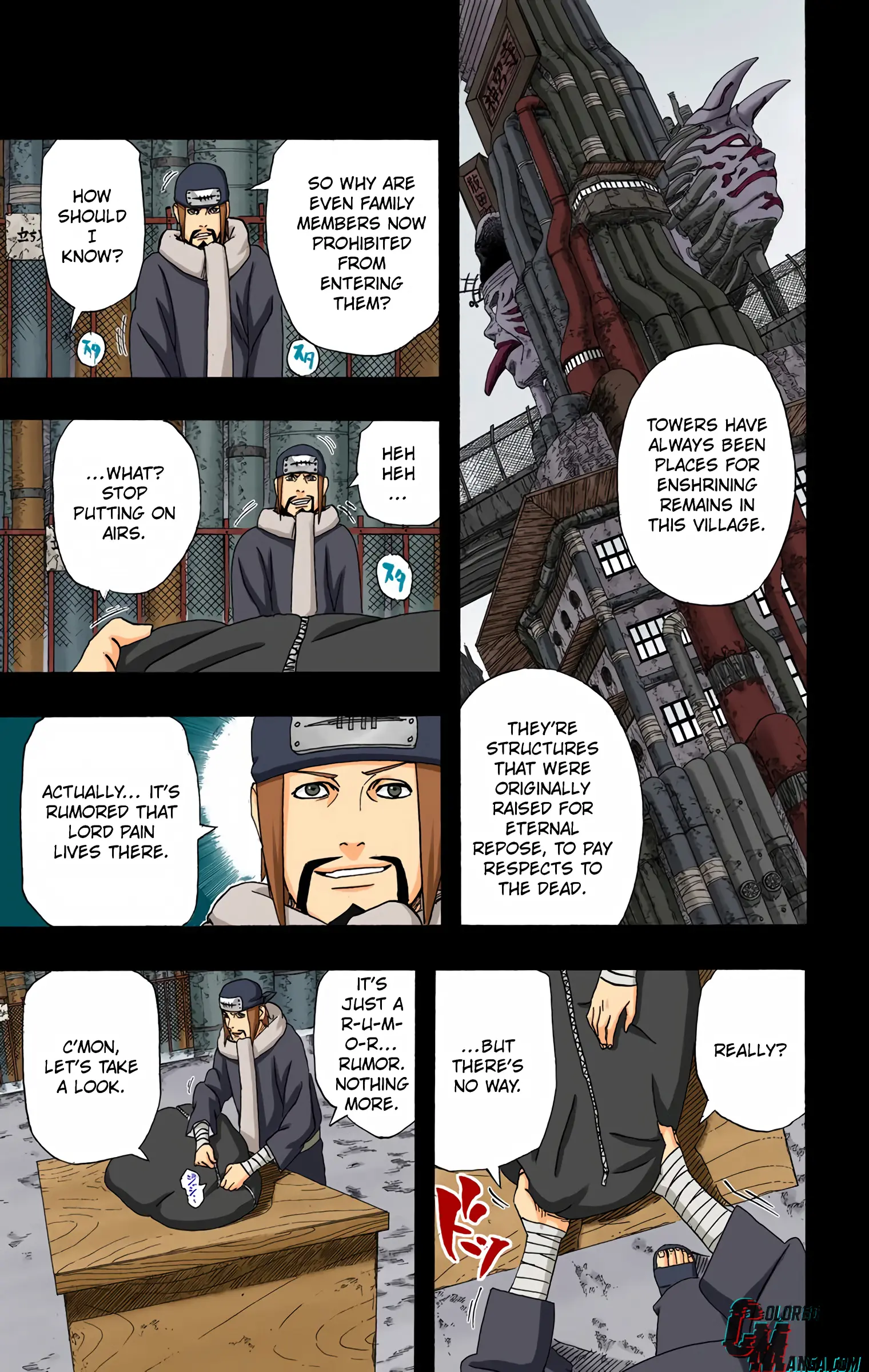 Naruto Colored Manga Online, chapter 424, page 7