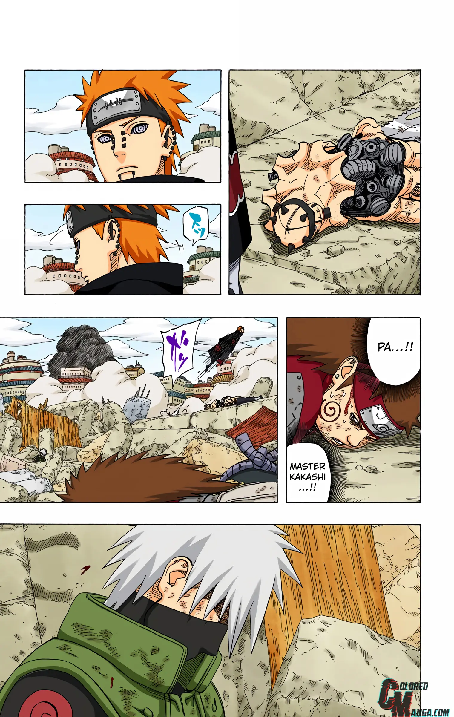 Naruto Colored Manga Online, chapter 424, page 9