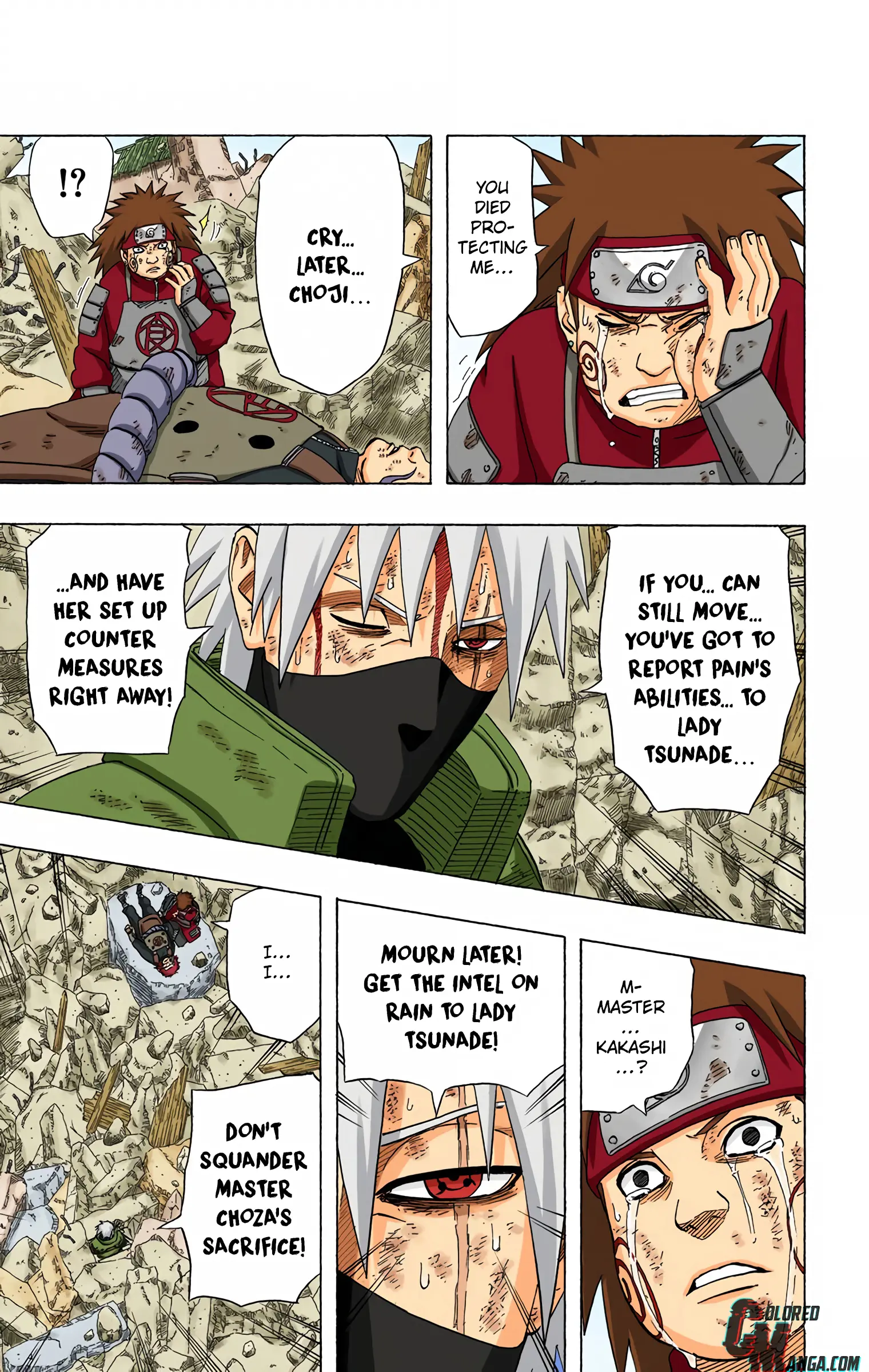 Naruto Colored Manga Online, chapter 424, page 13