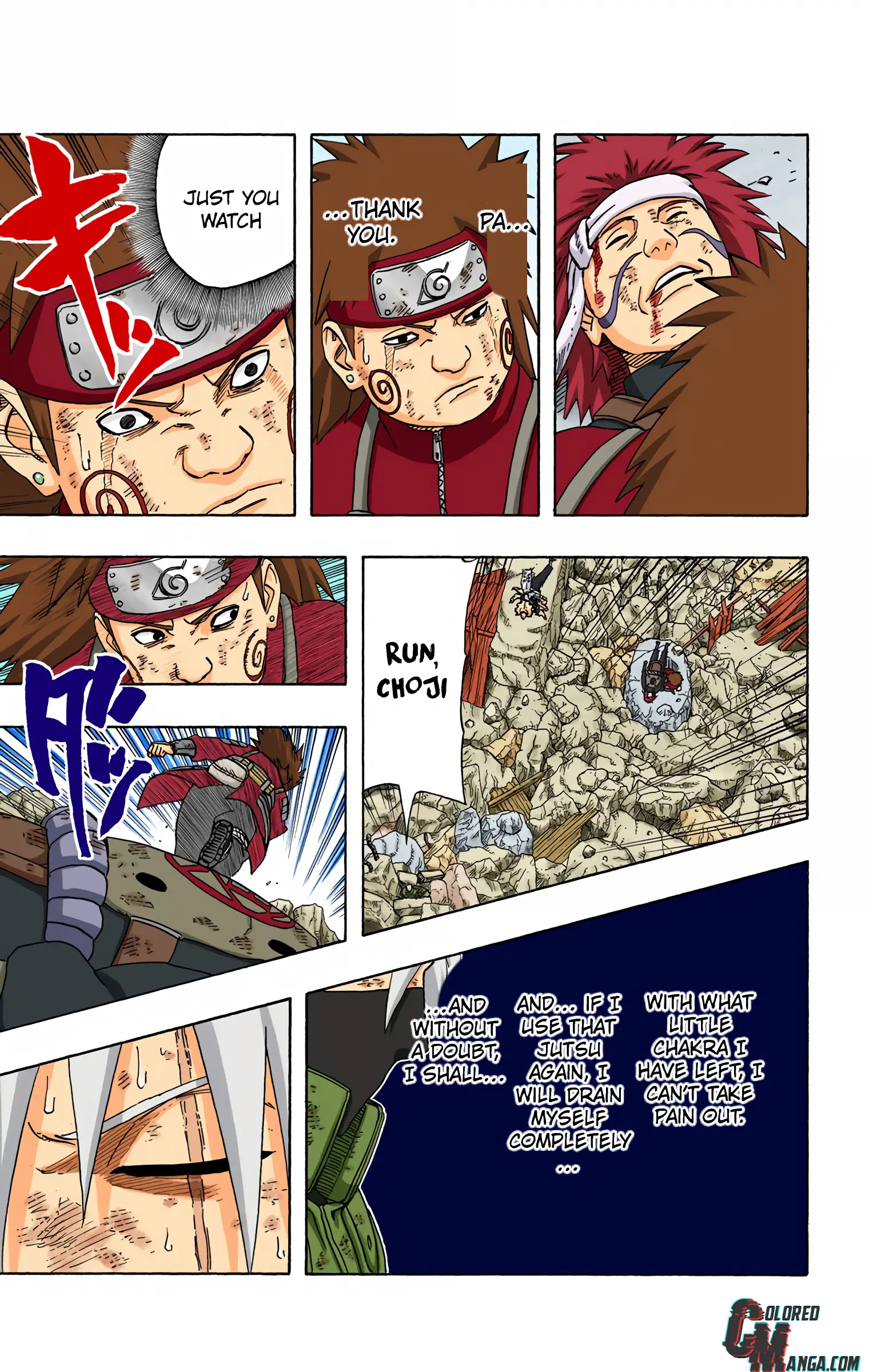 Naruto Colored Manga Online, chapter 424, page 15