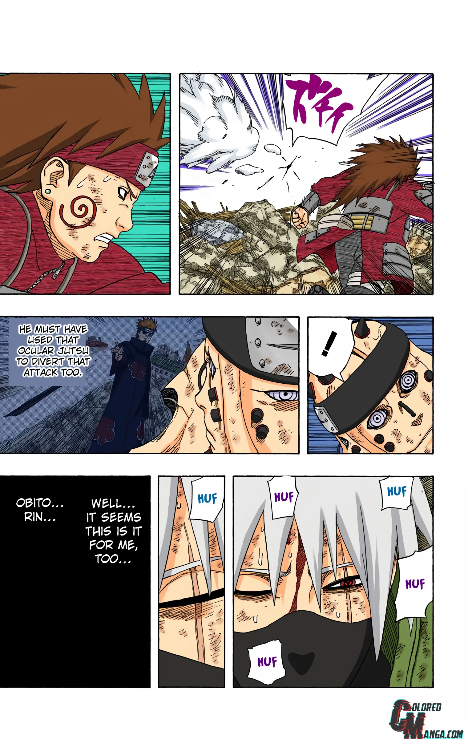 Naruto Colored Manga Online, chapter 424, page 17