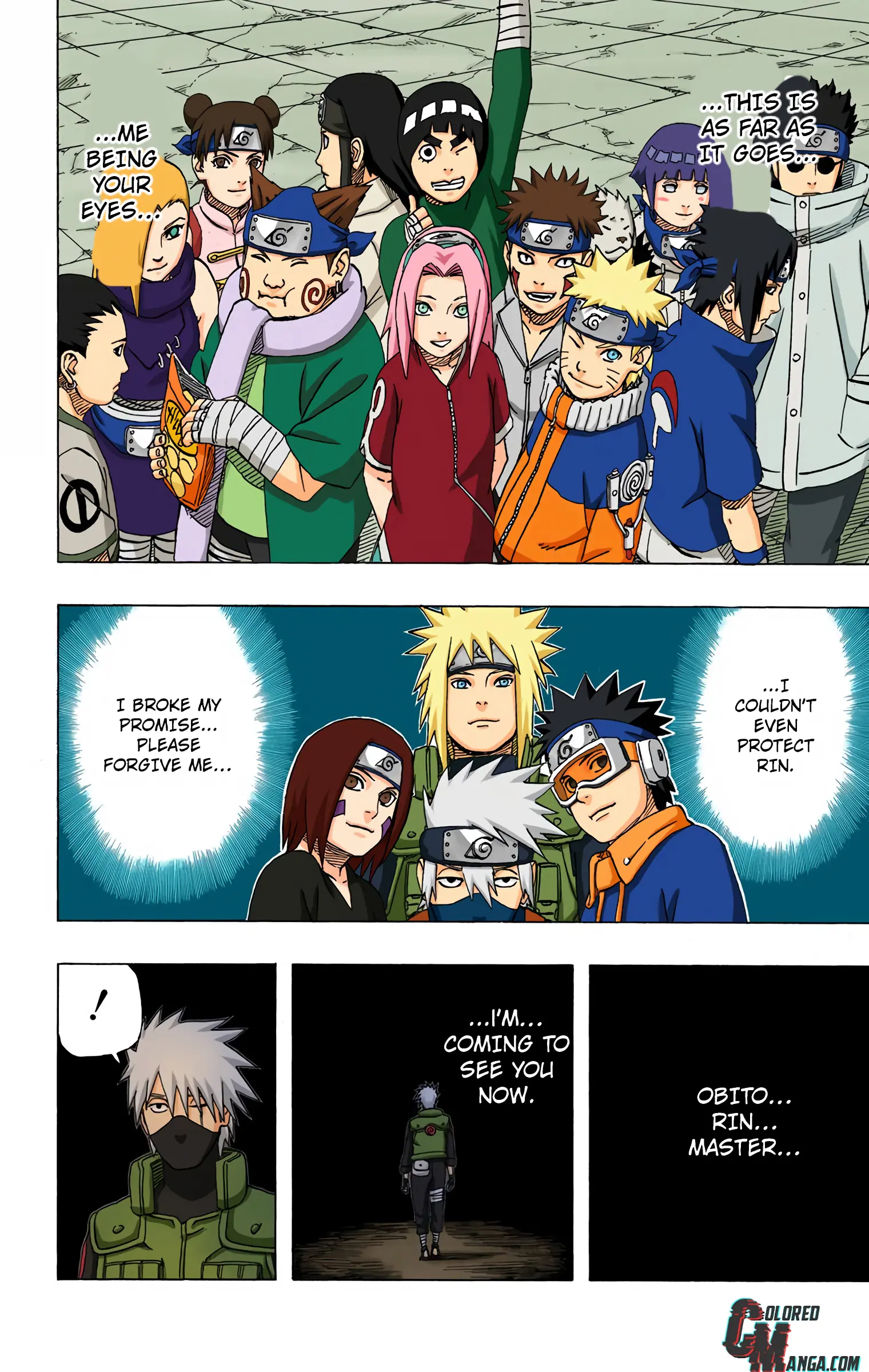 Naruto Colored Manga Online, chapter 425, page 2