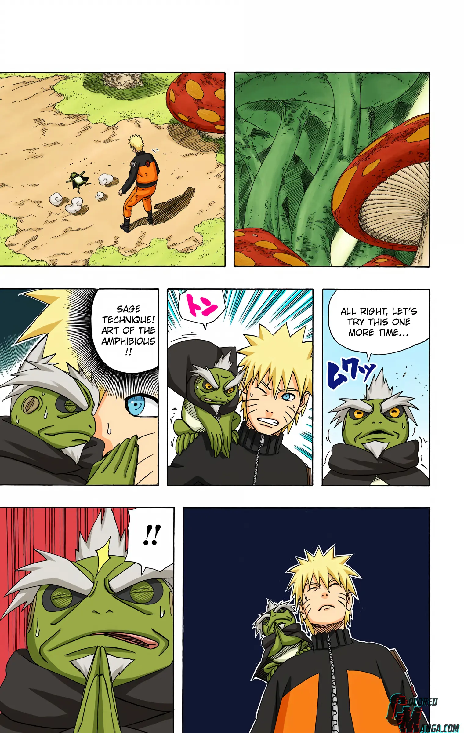 Naruto Colored Manga Online, chapter 425, page 5