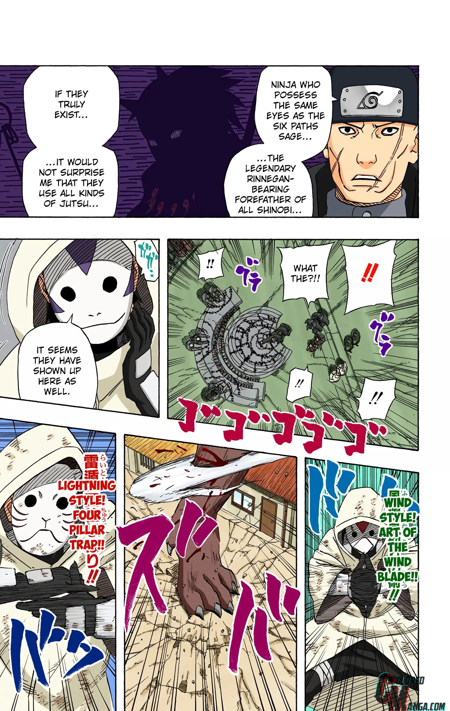 Naruto Colored Manga Online, chapter 425, page 9