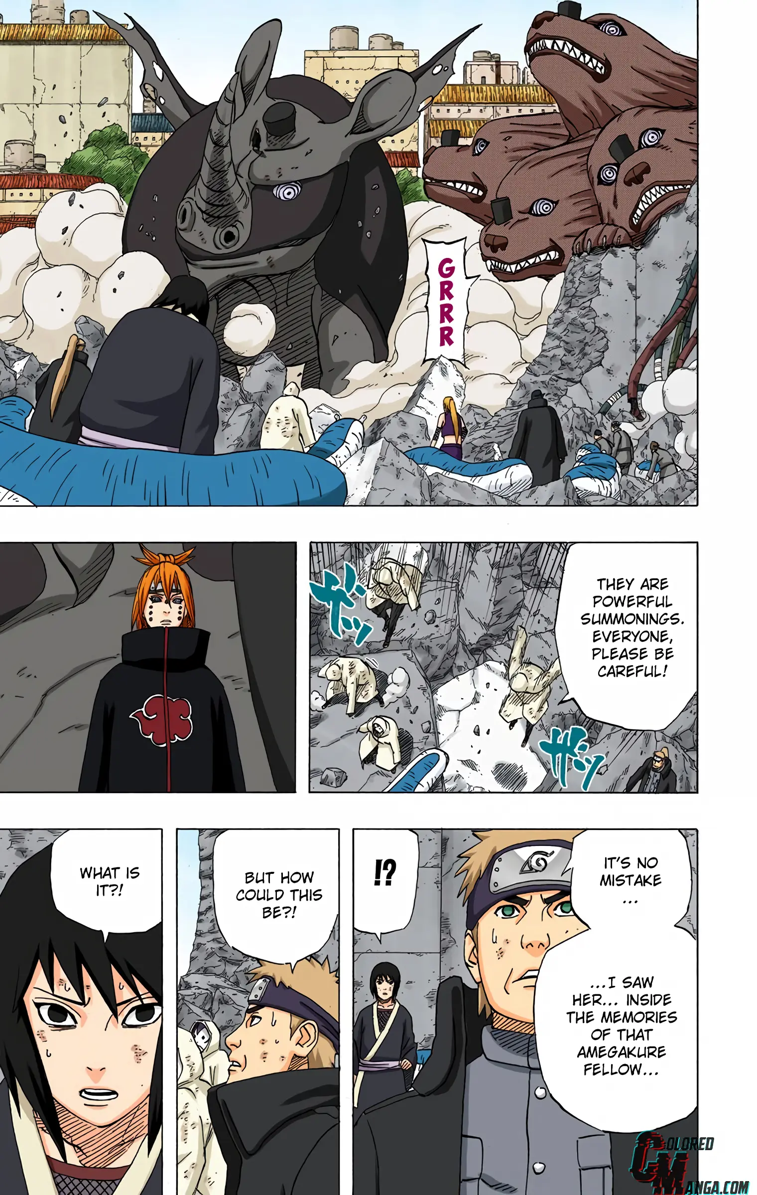 Naruto Colored Manga Online, chapter 425, page 15