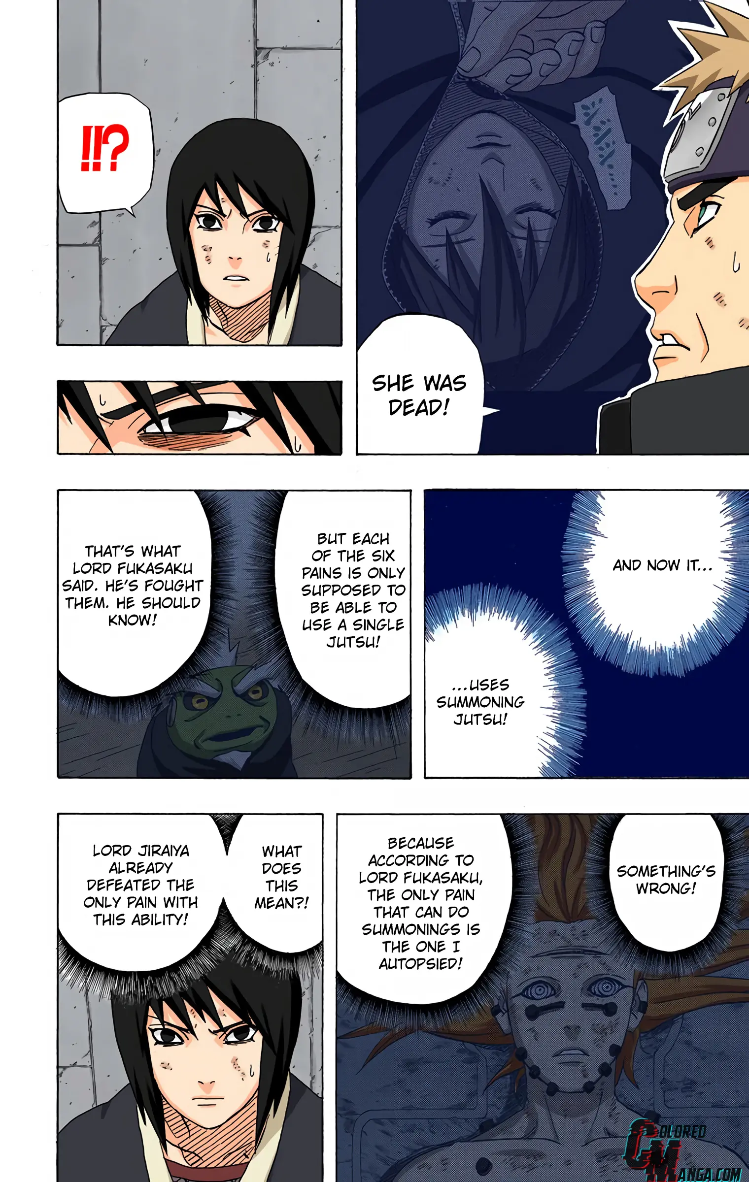 Naruto Colored Manga Online, chapter 425, page 16