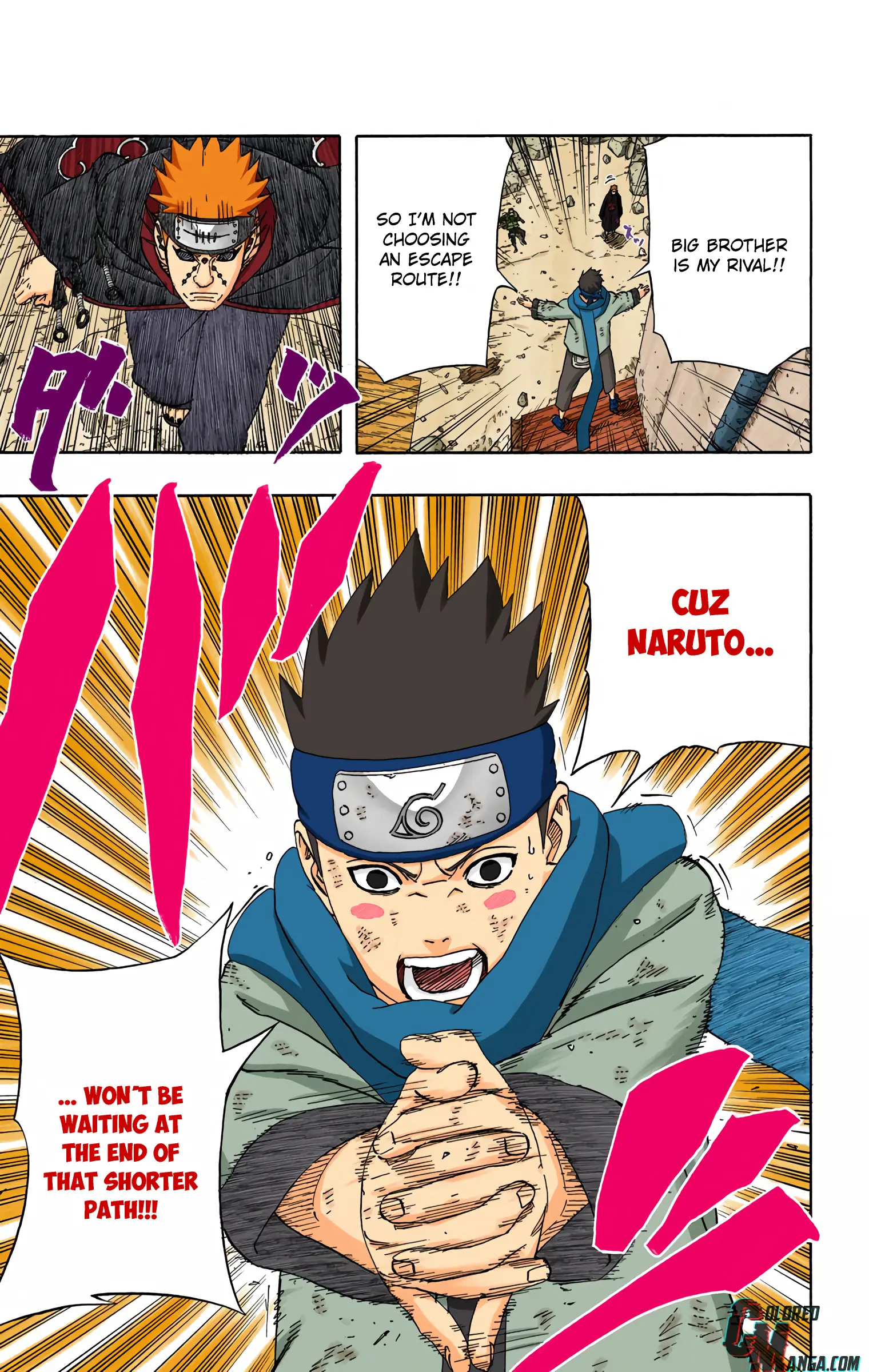 Naruto Colored Manga Online, chapter 427, page 3
