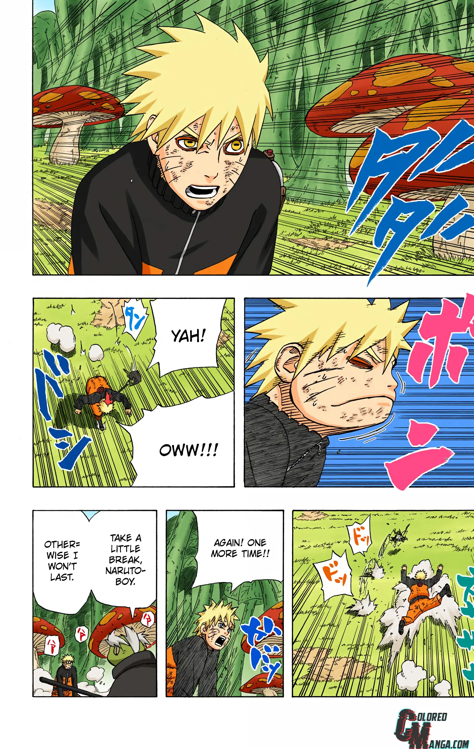 Naruto Colored Manga Online, chapter 427, page 4