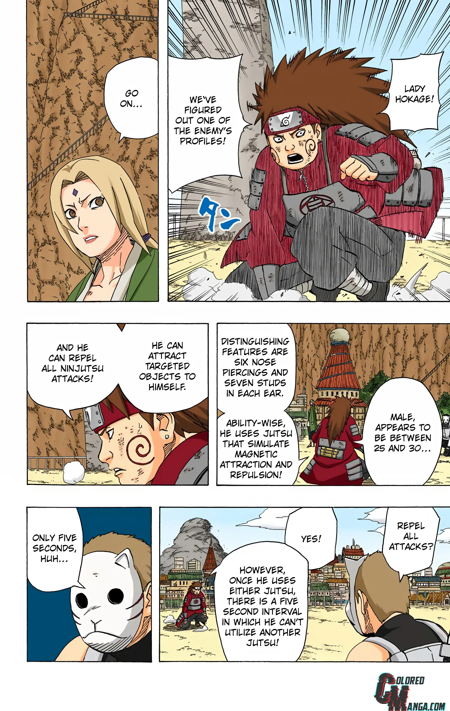 Naruto Colored Manga Online, chapter 427, page 8