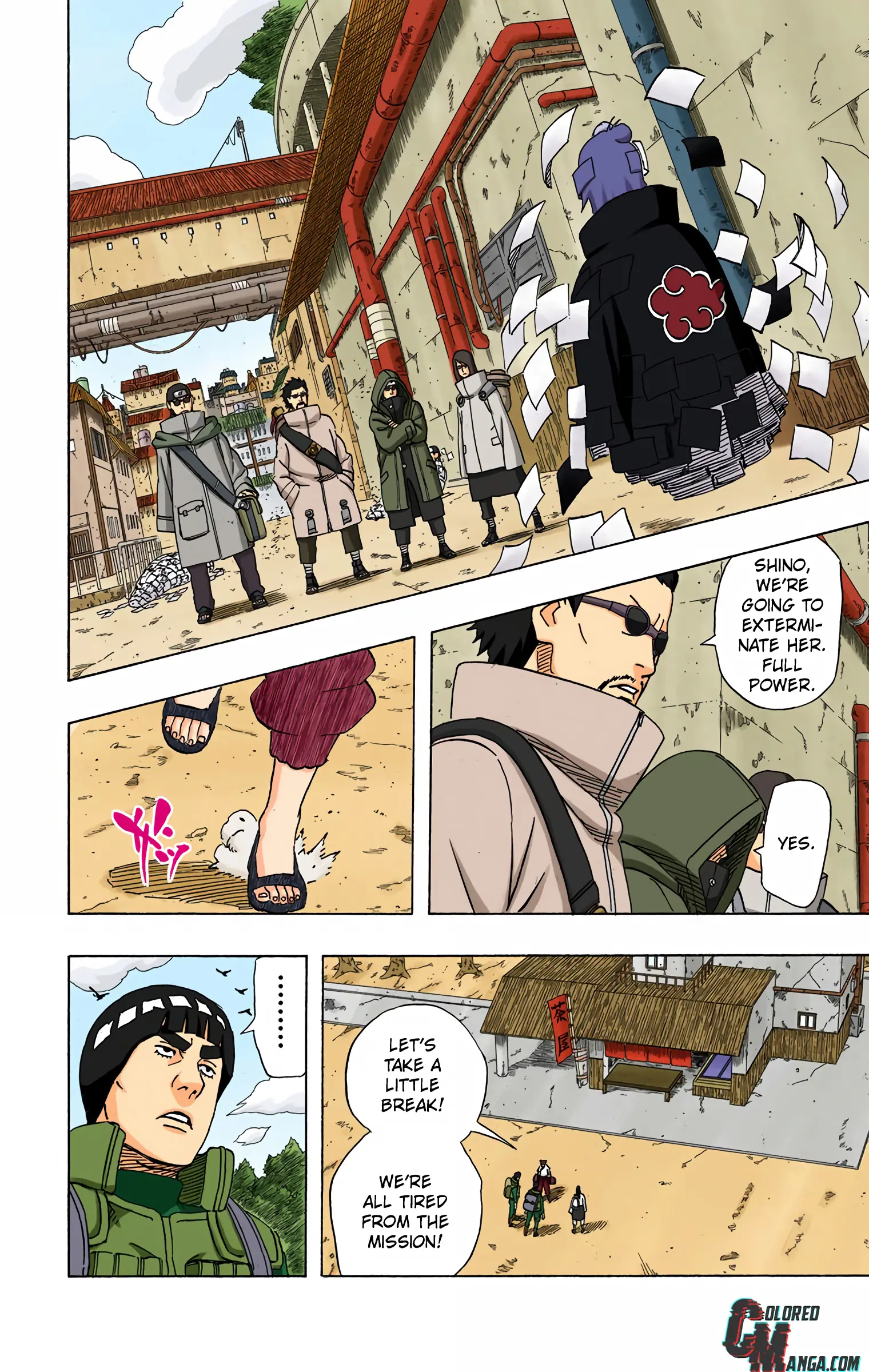 Naruto Colored Manga Online, chapter 427, page 14
