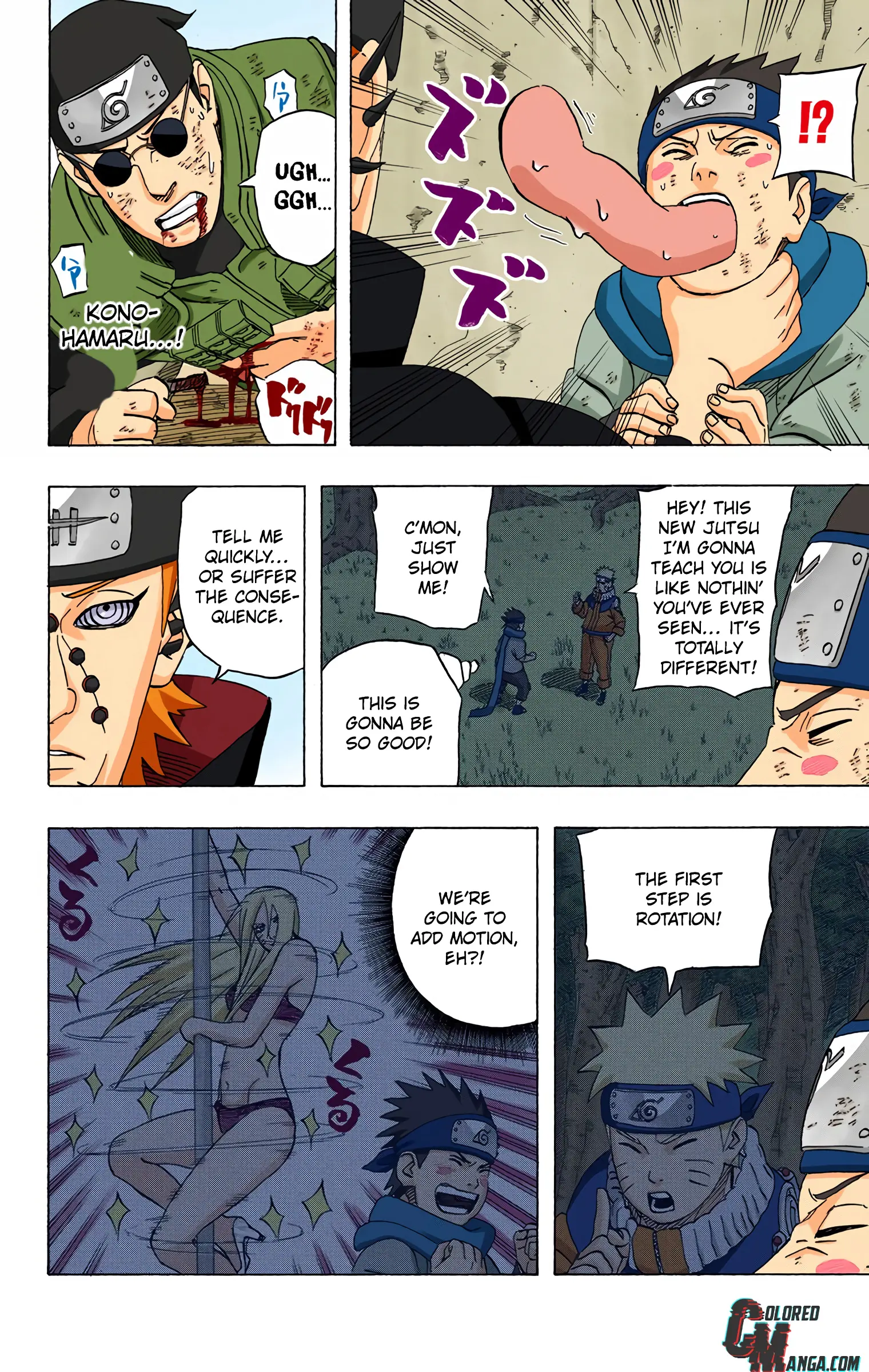 Naruto Colored Manga Online, chapter 428, page 4