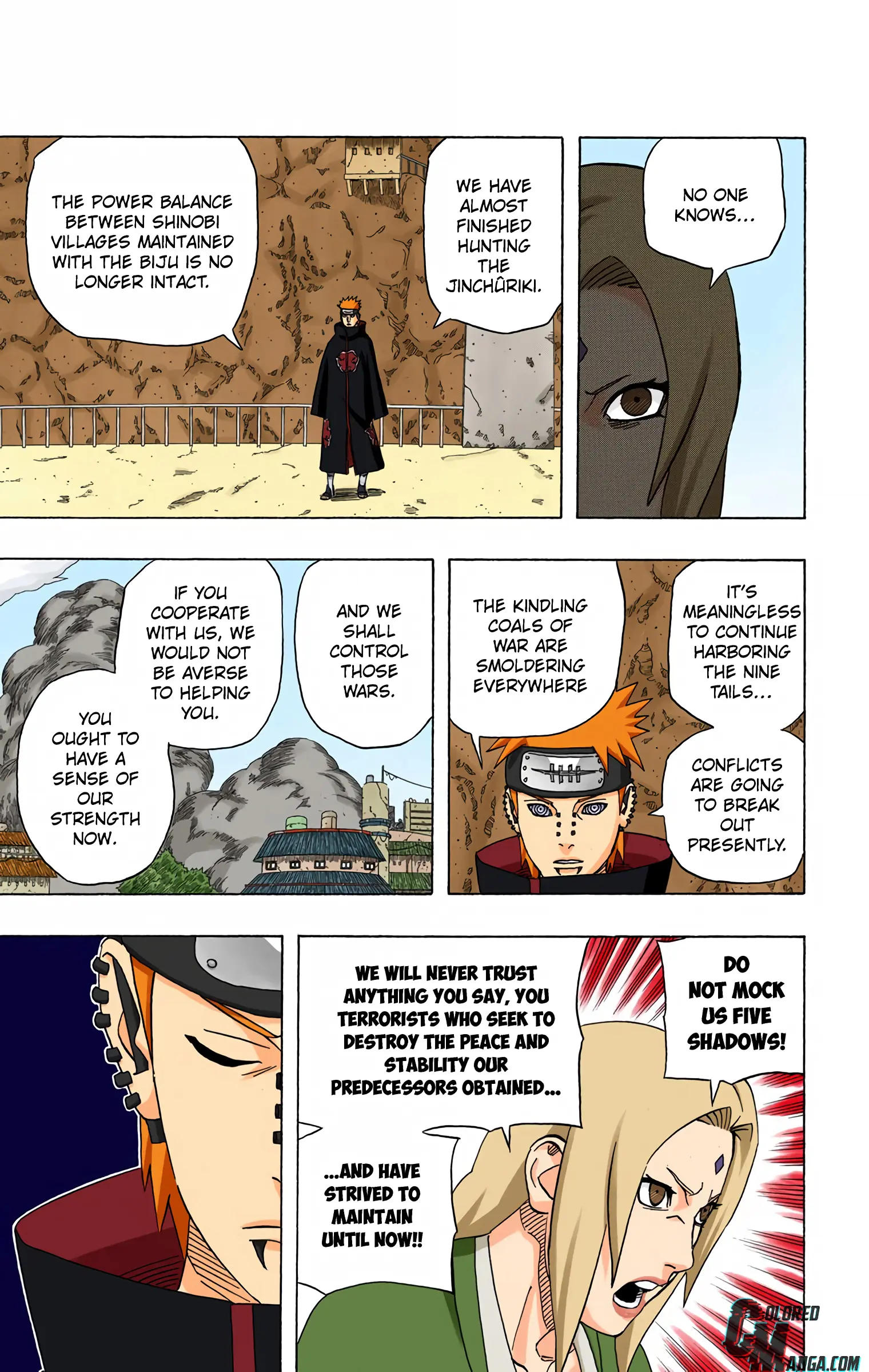 Naruto Colored Manga Online, chapter 428, page 9